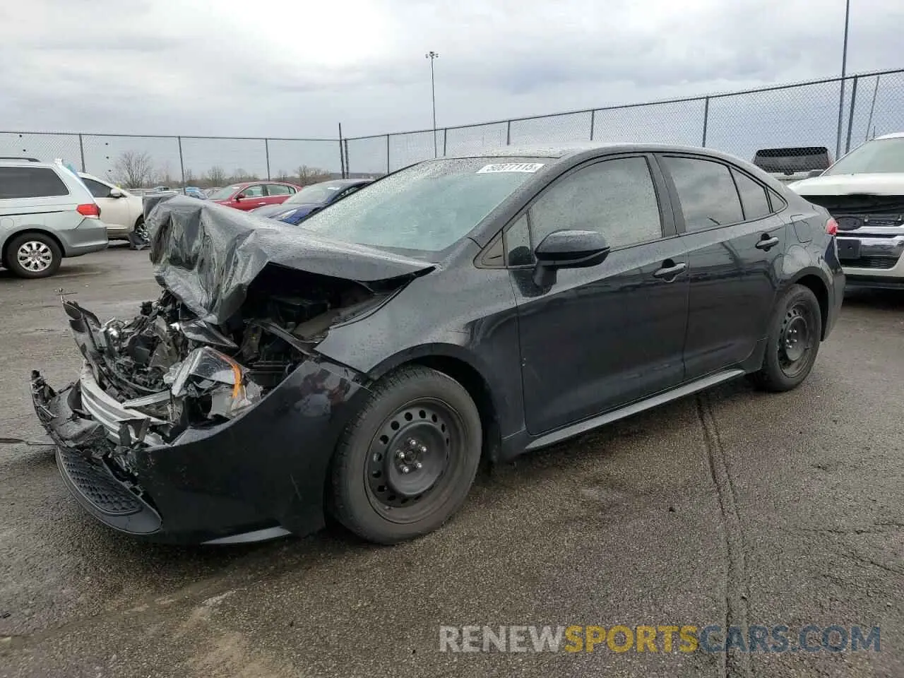 1 Photograph of a damaged car 5YFEPMAE6MP200038 TOYOTA COROLLA 2021