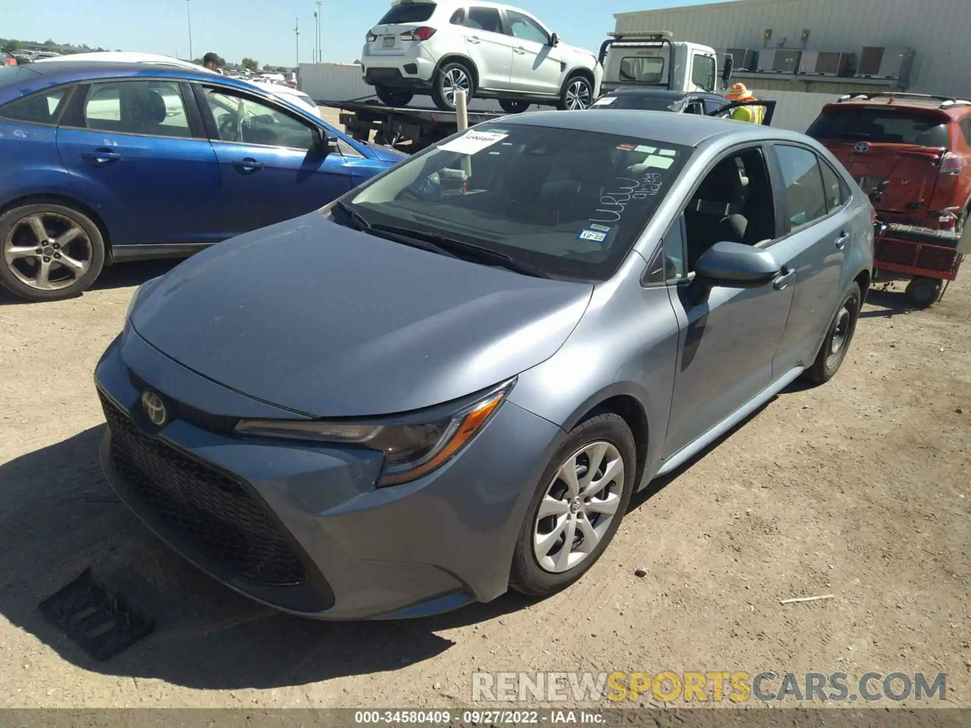 2 Photograph of a damaged car 5YFEPMAE6MP205448 TOYOTA COROLLA 2021