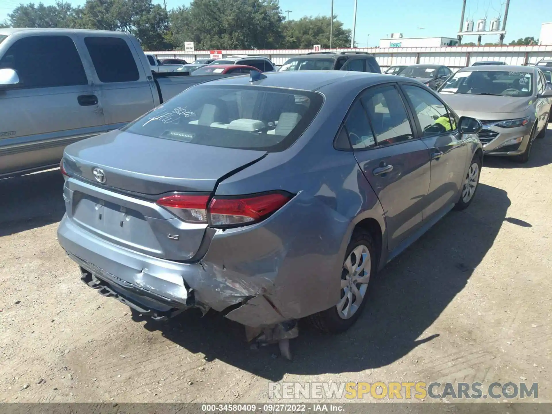 4 Photograph of a damaged car 5YFEPMAE6MP205448 TOYOTA COROLLA 2021