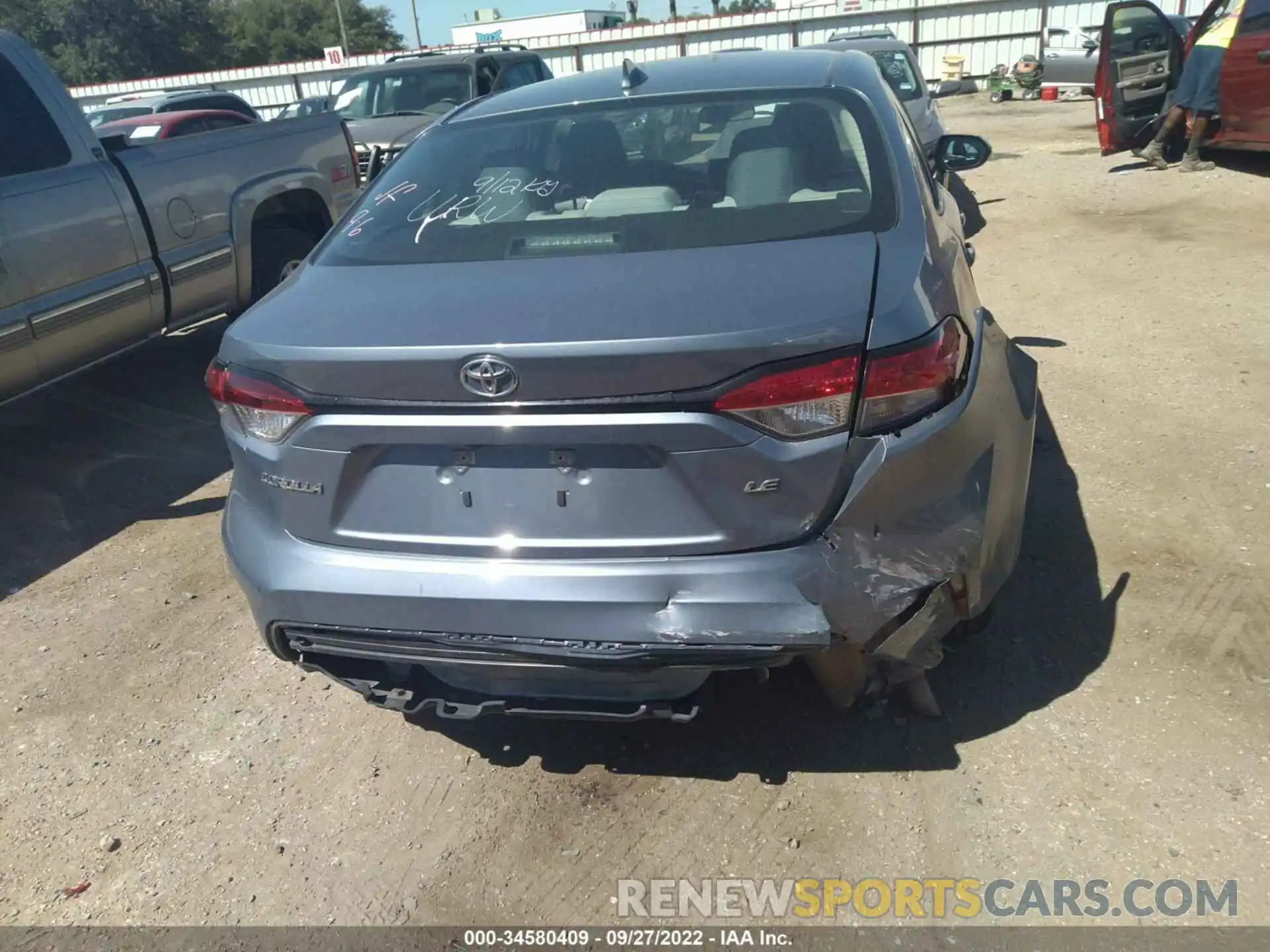 6 Photograph of a damaged car 5YFEPMAE6MP205448 TOYOTA COROLLA 2021