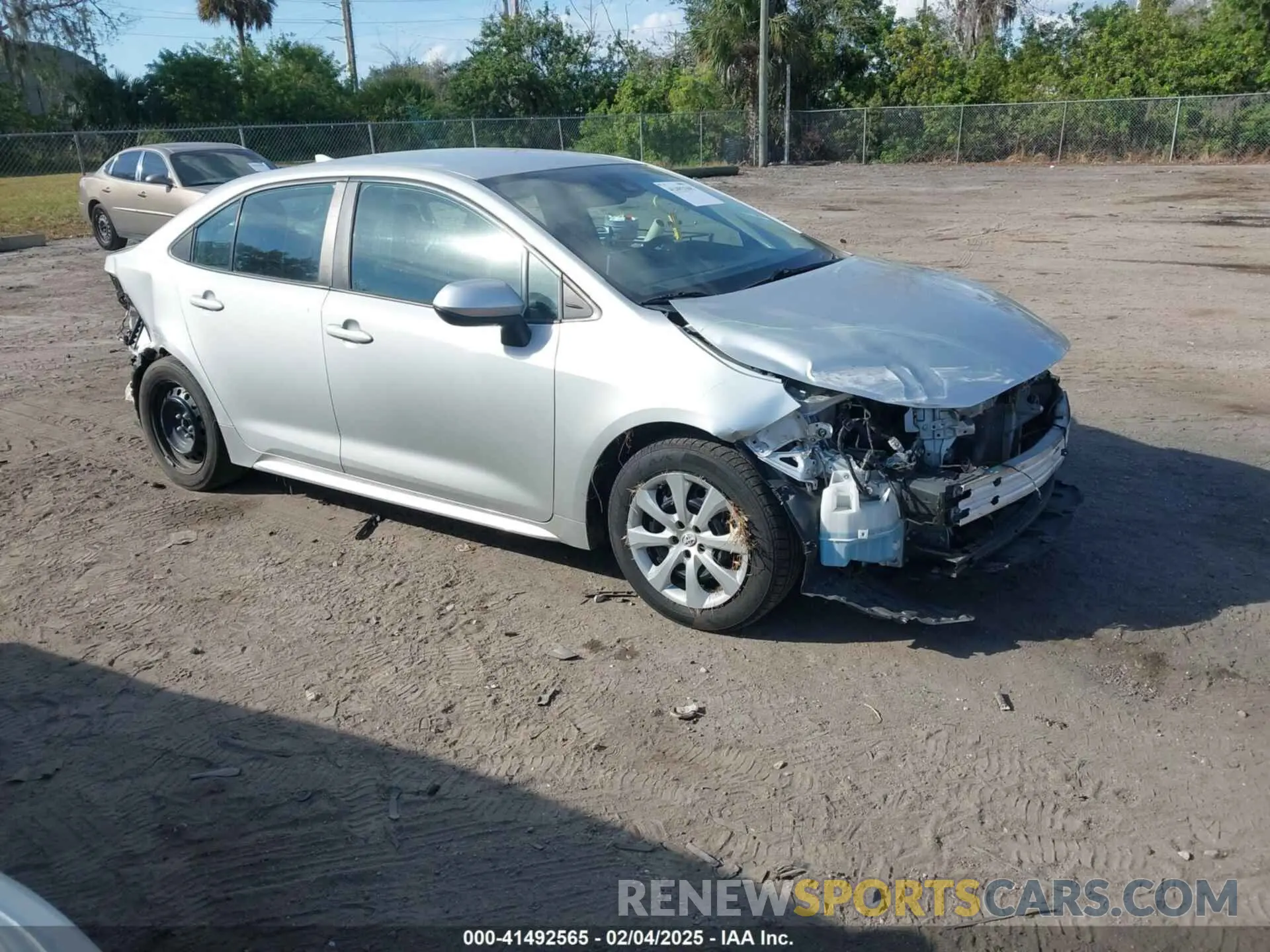 1 Photograph of a damaged car 5YFEPMAE6MP211881 TOYOTA COROLLA 2021