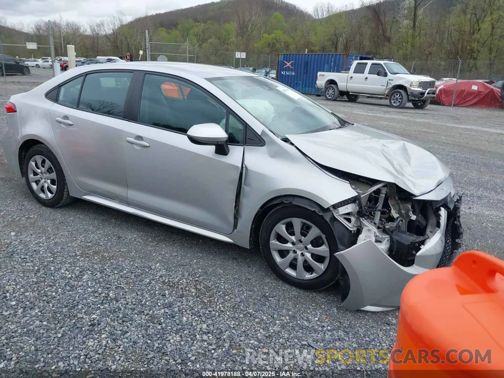 1 Photograph of a damaged car 5YFEPMAE6MP213470 TOYOTA COROLLA 2021