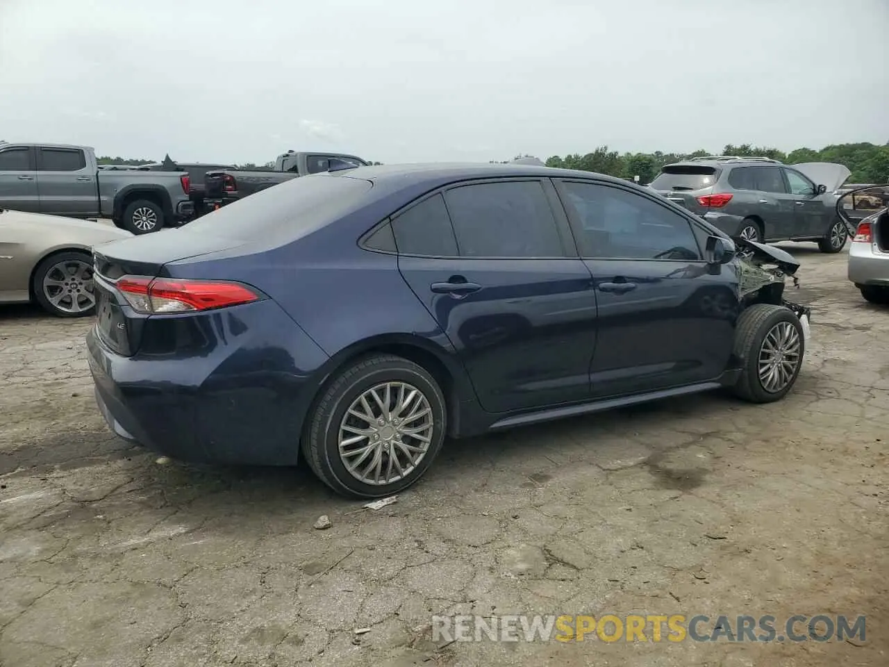 3 Photograph of a damaged car 5YFEPMAE6MP214344 TOYOTA COROLLA 2021