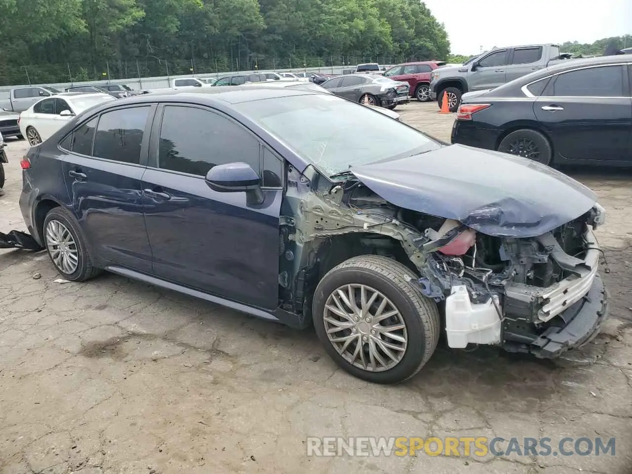 4 Photograph of a damaged car 5YFEPMAE6MP214344 TOYOTA COROLLA 2021