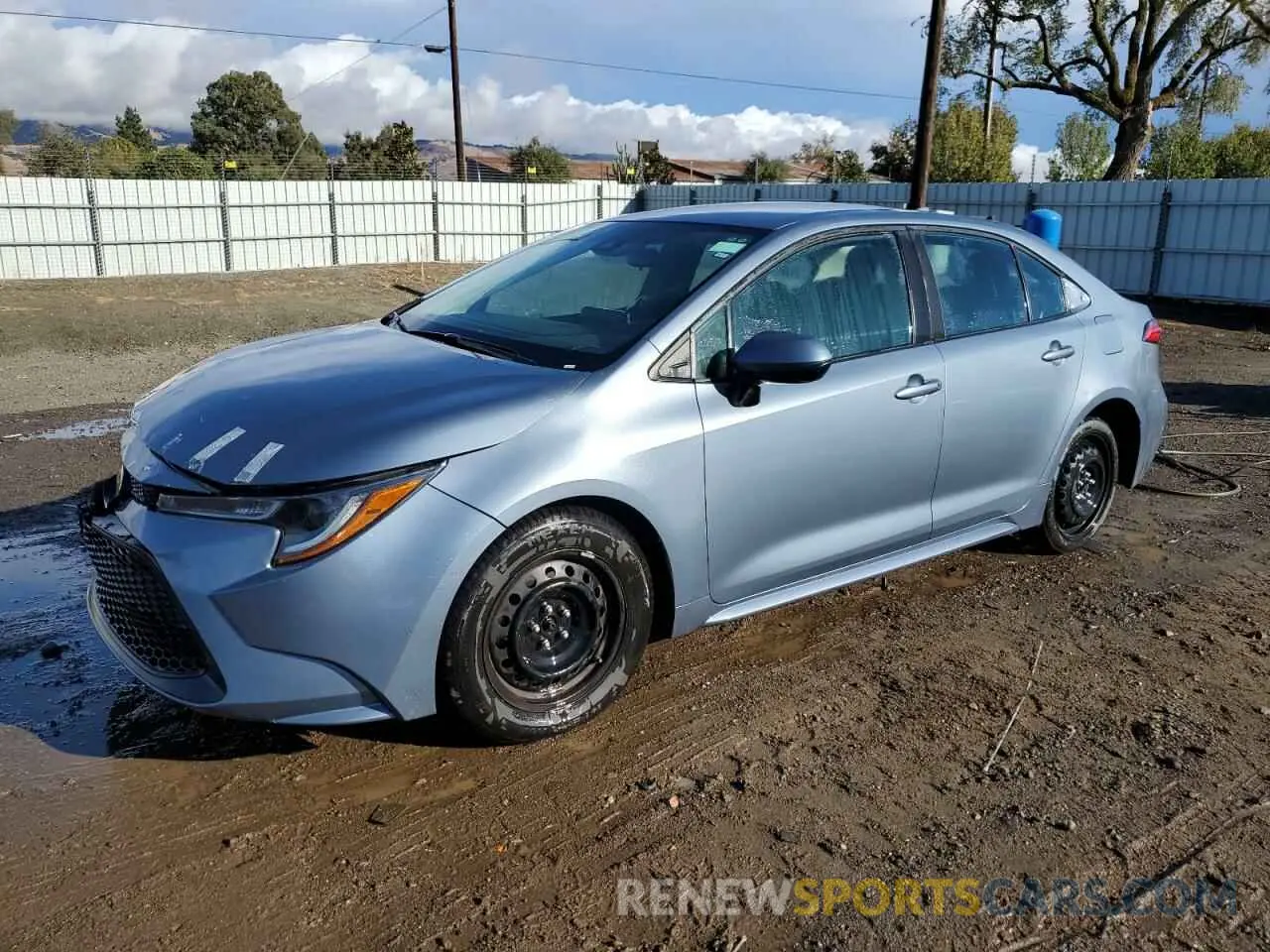 1 Photograph of a damaged car 5YFEPMAE6MP216417 TOYOTA COROLLA 2021