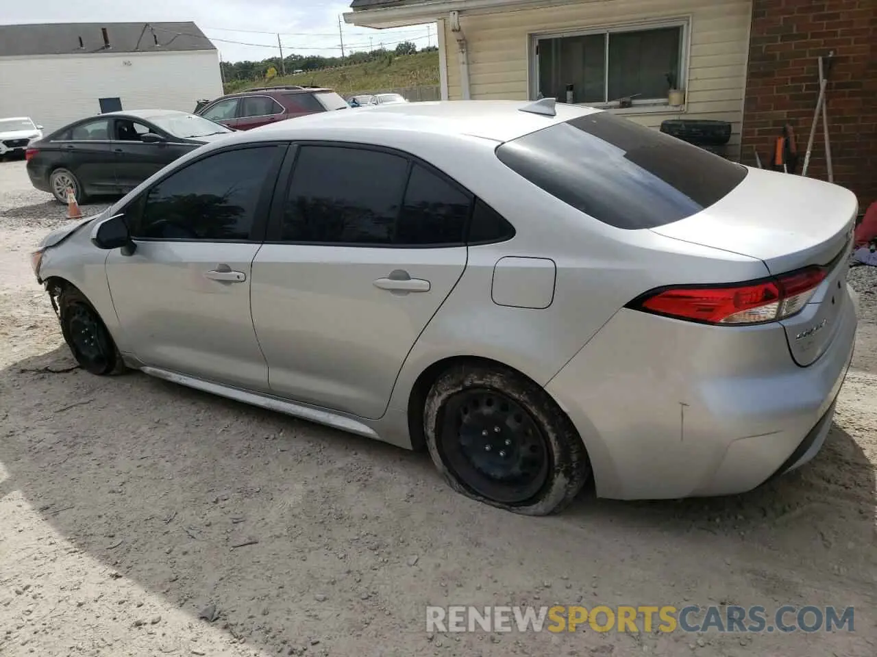 2 Photograph of a damaged car 5YFEPMAE6MP216689 TOYOTA COROLLA 2021