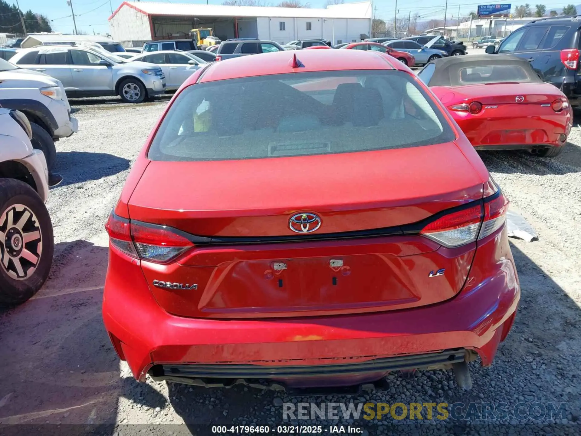 16 Photograph of a damaged car 5YFEPMAE6MP217633 TOYOTA COROLLA 2021