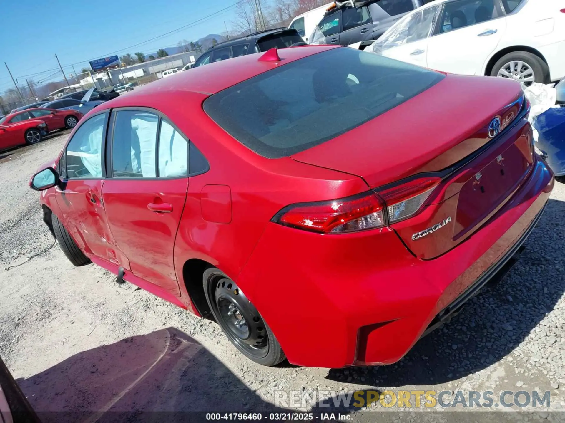 3 Photograph of a damaged car 5YFEPMAE6MP217633 TOYOTA COROLLA 2021