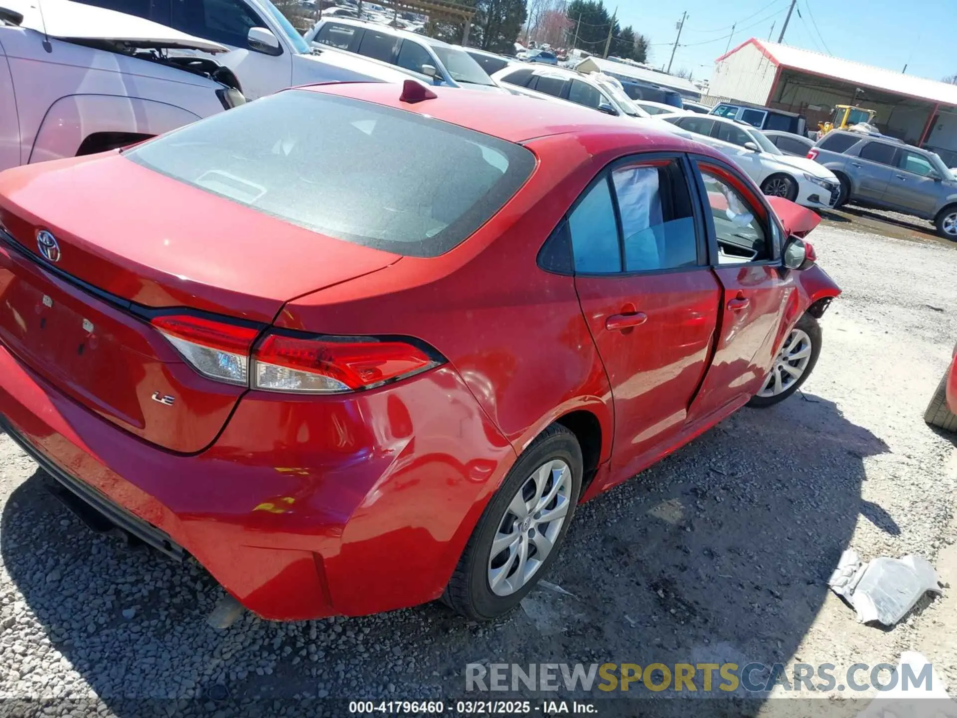 4 Photograph of a damaged car 5YFEPMAE6MP217633 TOYOTA COROLLA 2021