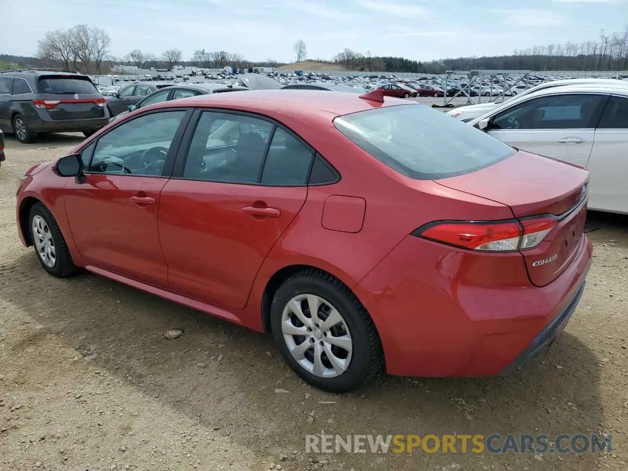 2 Photograph of a damaged car 5YFEPMAE6MP225621 TOYOTA COROLLA 2021
