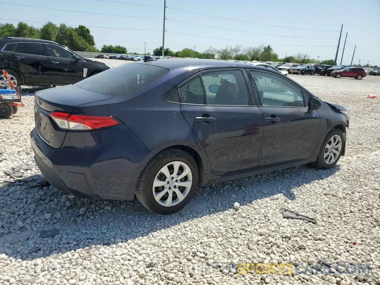 3 Photograph of a damaged car 5YFEPMAE6MP227188 TOYOTA COROLLA 2021