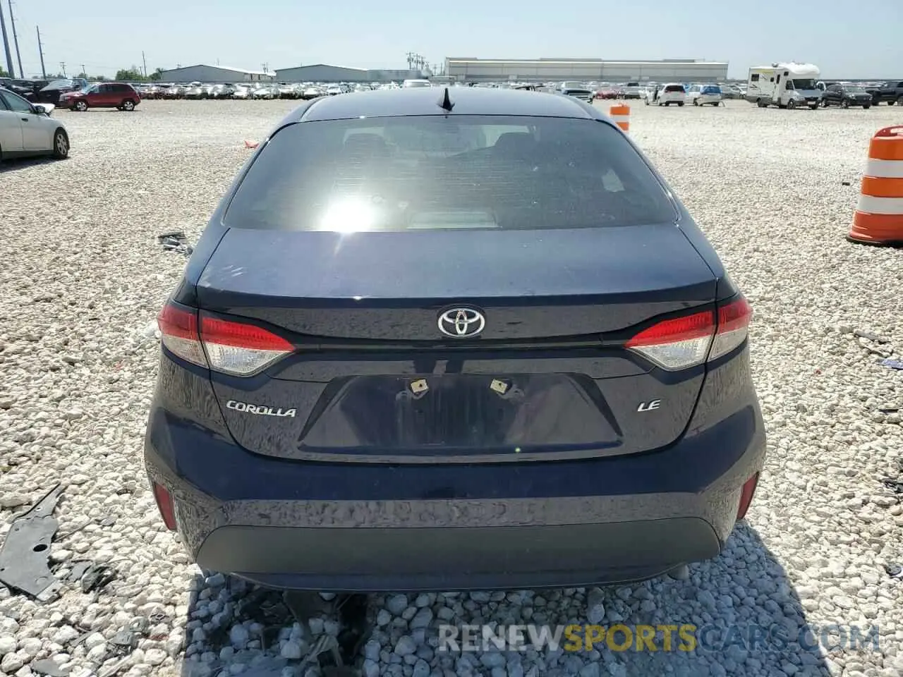 6 Photograph of a damaged car 5YFEPMAE6MP227188 TOYOTA COROLLA 2021