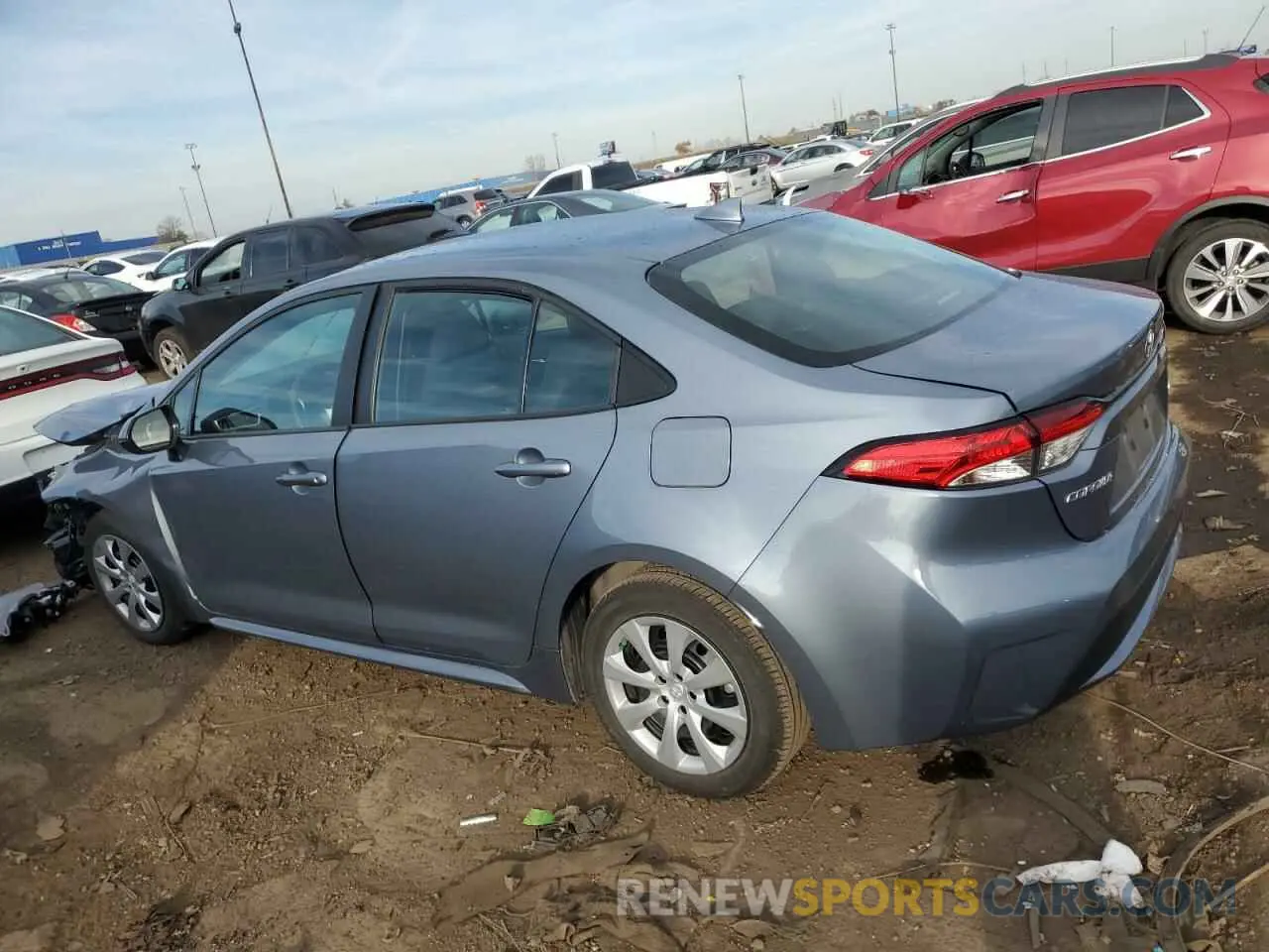 2 Photograph of a damaged car 5YFEPMAE6MP227708 TOYOTA COROLLA 2021