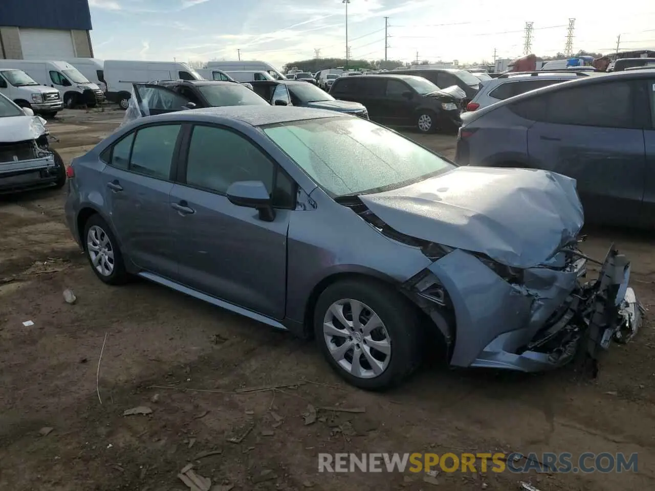 4 Photograph of a damaged car 5YFEPMAE6MP227708 TOYOTA COROLLA 2021