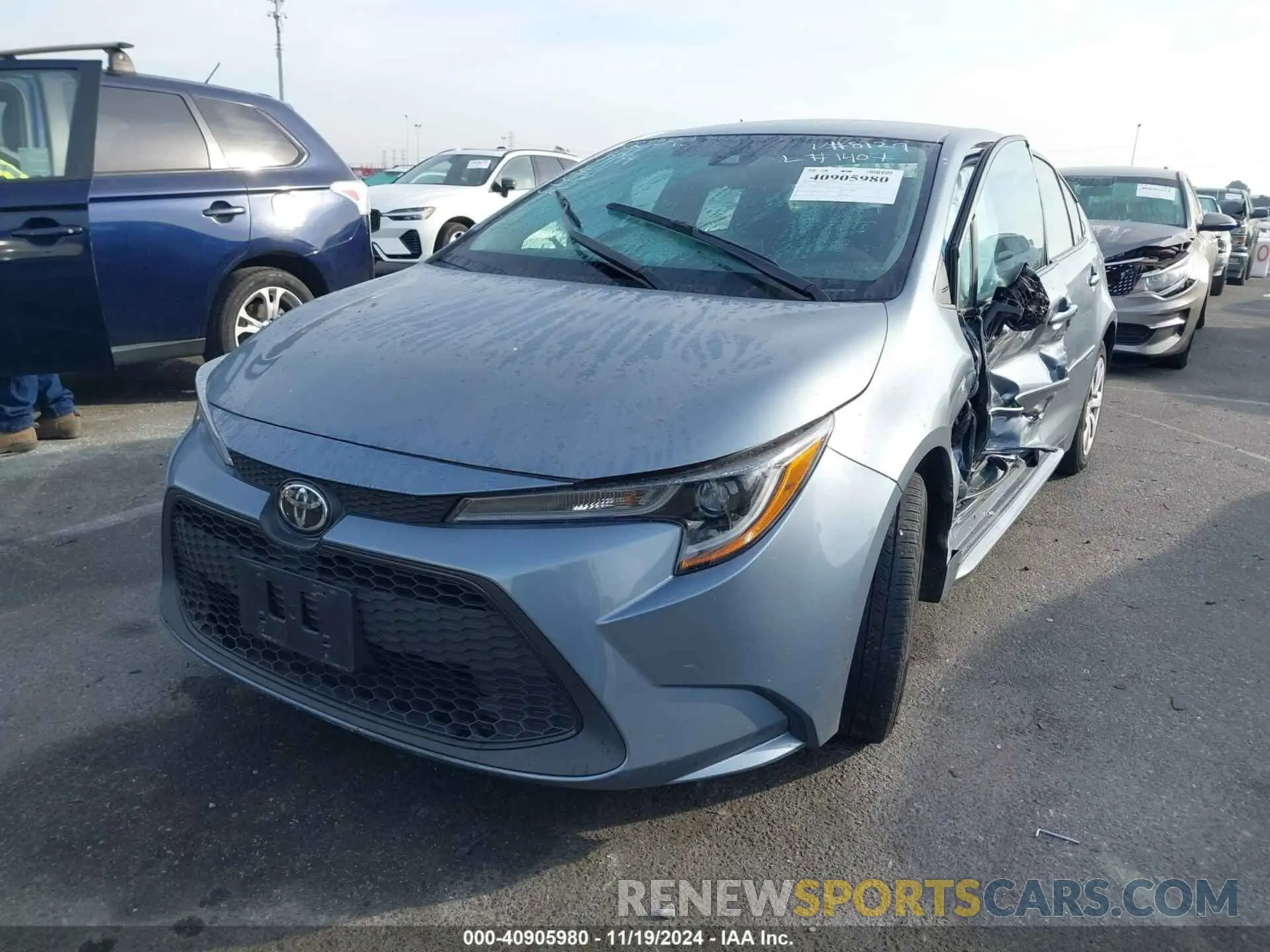 2 Photograph of a damaged car 5YFEPMAE6MP228129 TOYOTA COROLLA 2021