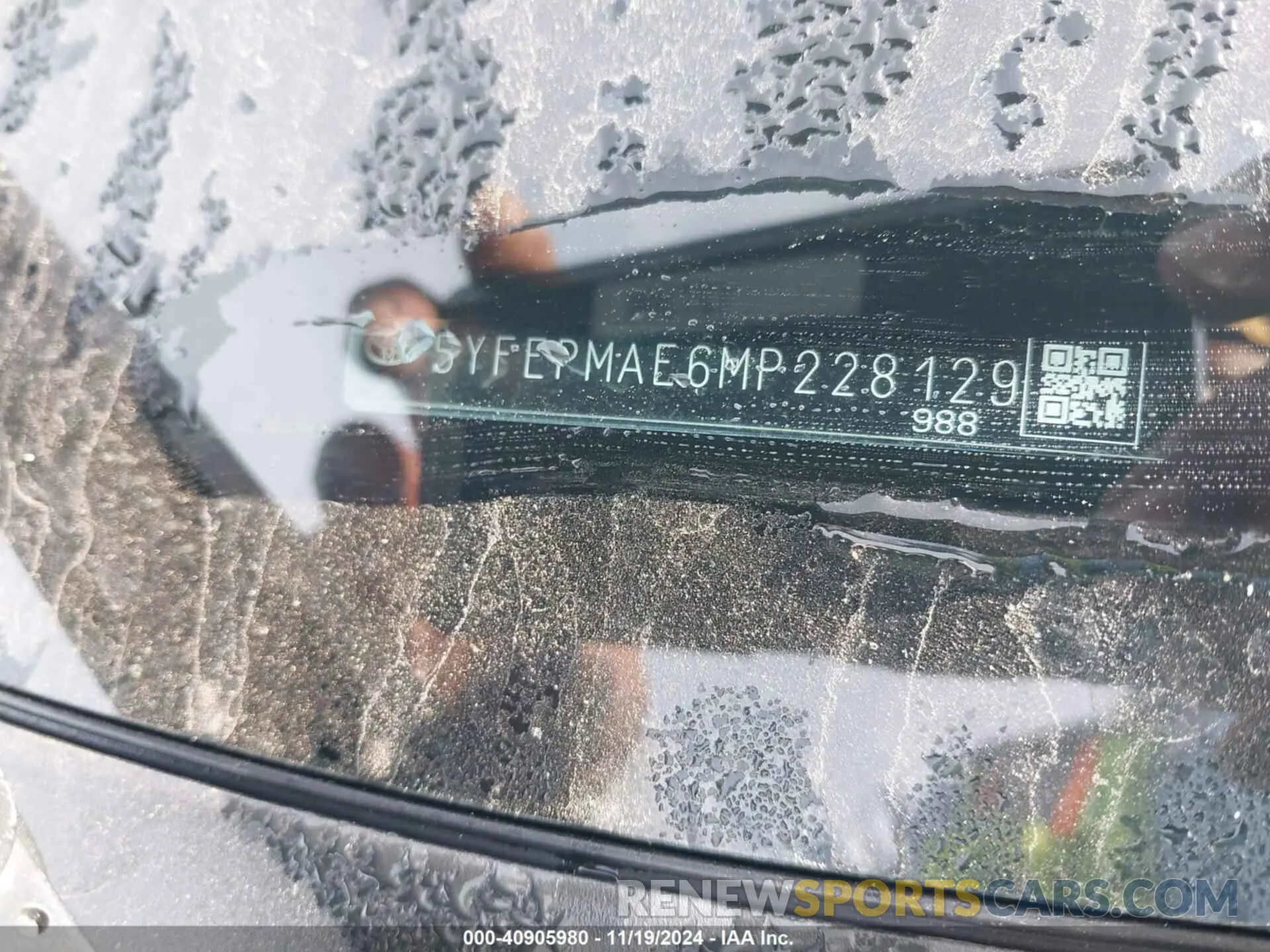 9 Photograph of a damaged car 5YFEPMAE6MP228129 TOYOTA COROLLA 2021