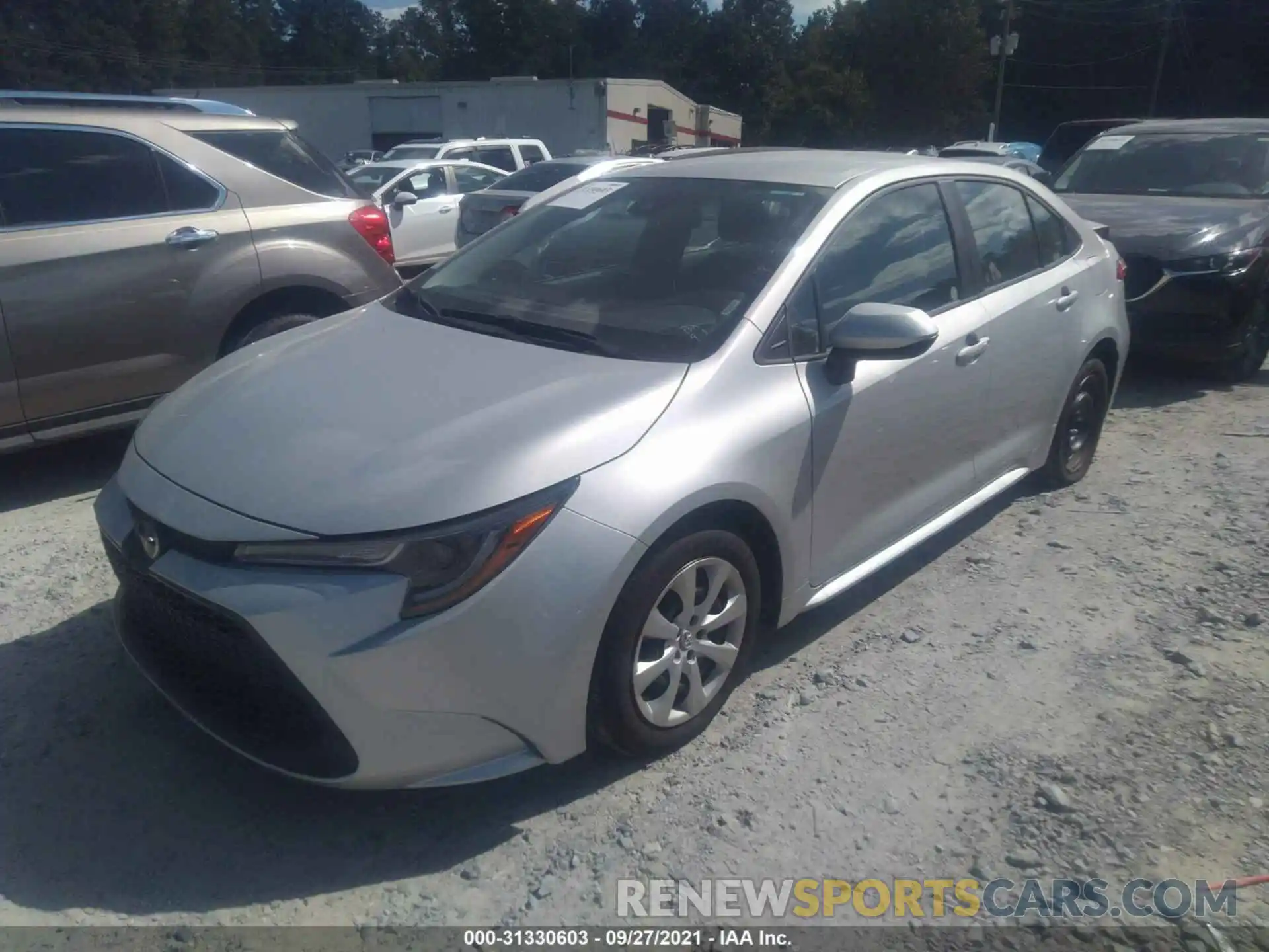 2 Photograph of a damaged car 5YFEPMAE6MP231175 TOYOTA COROLLA 2021