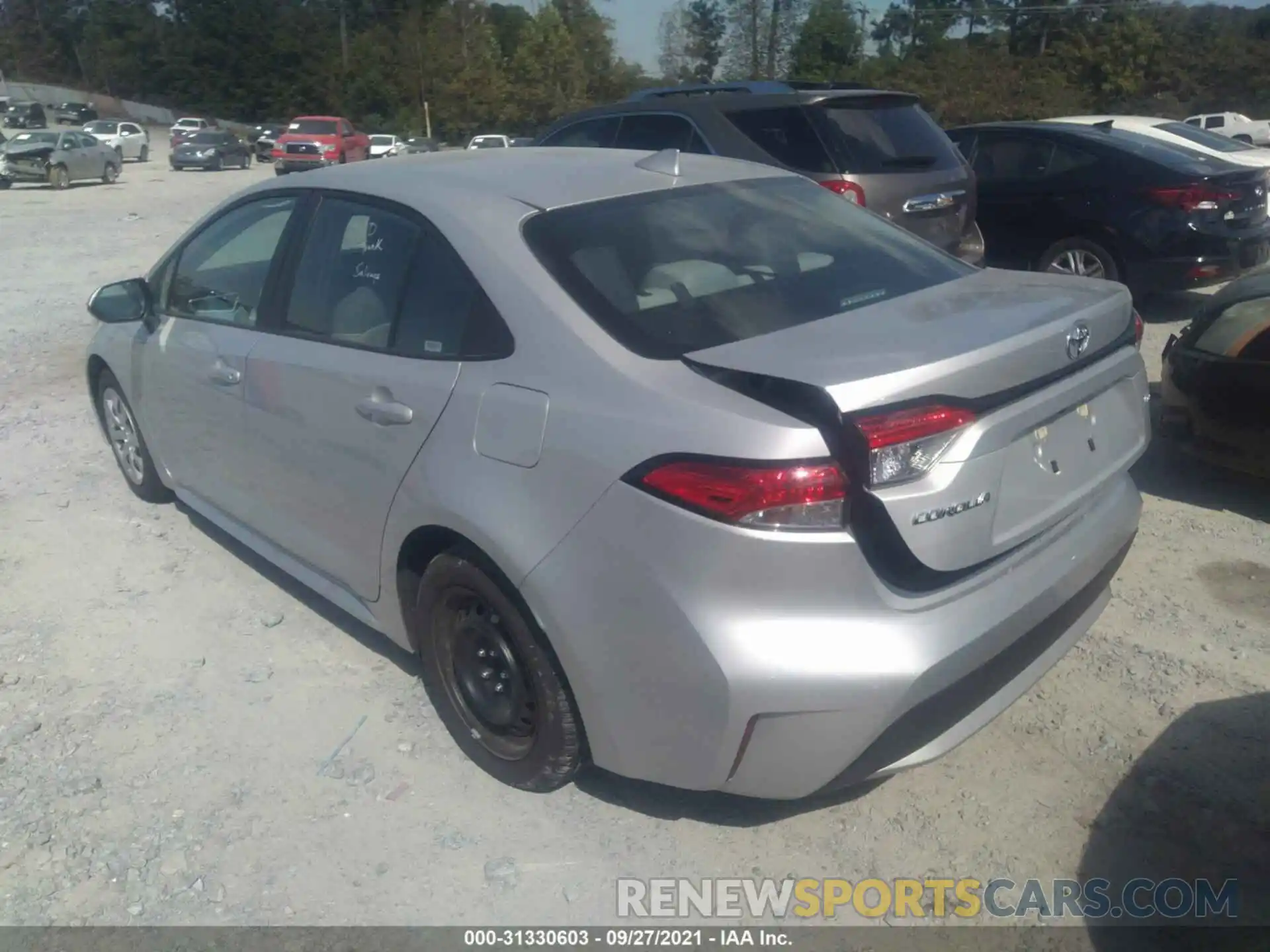 3 Photograph of a damaged car 5YFEPMAE6MP231175 TOYOTA COROLLA 2021