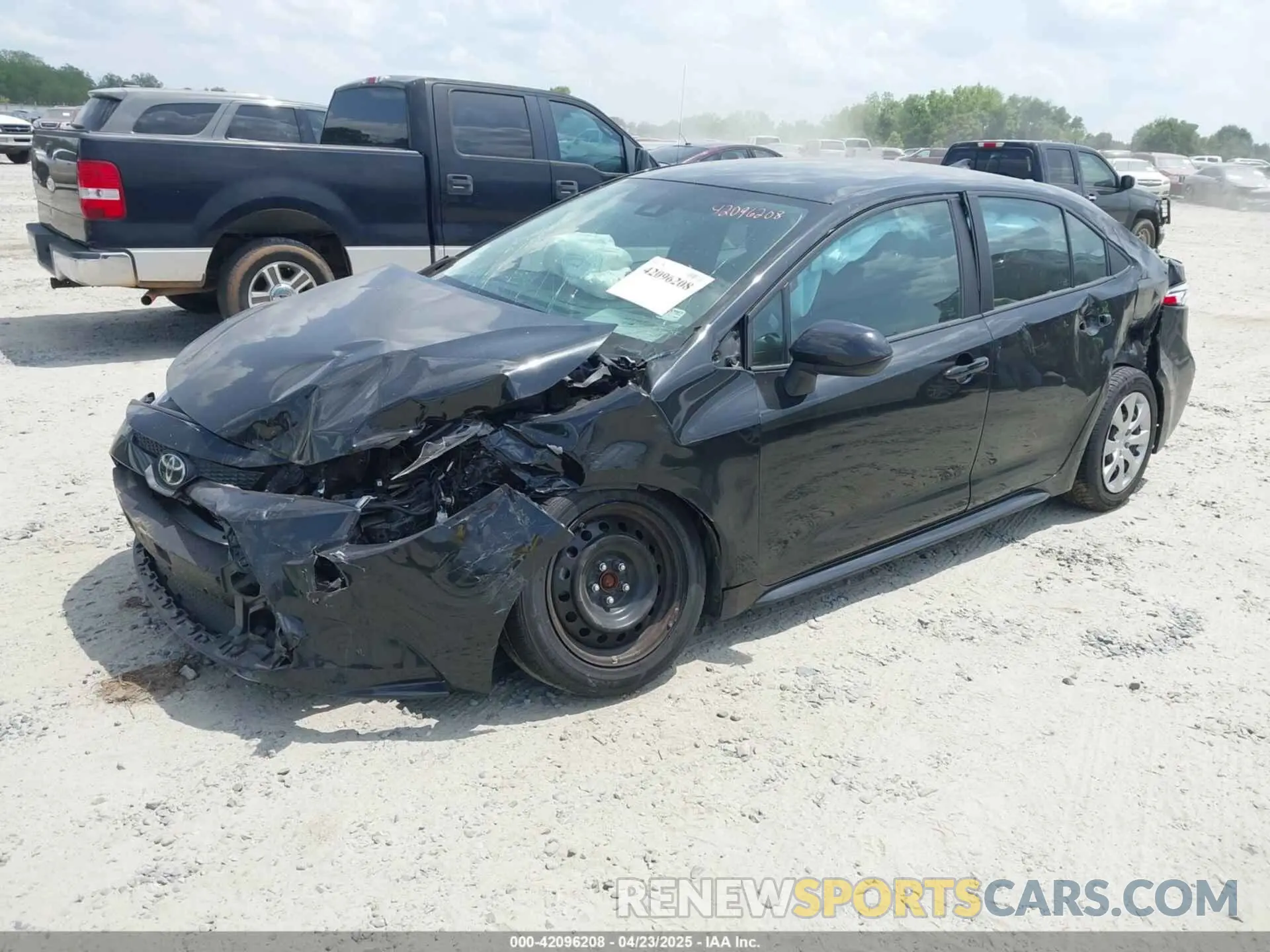 2 Photograph of a damaged car 5YFEPMAE6MP231810 TOYOTA COROLLA 2021