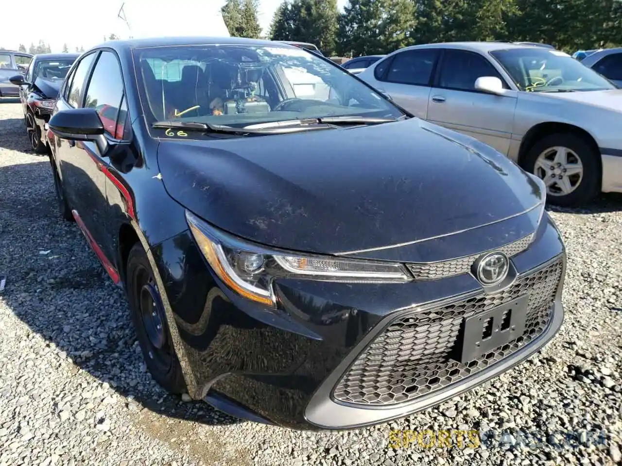 1 Photograph of a damaged car 5YFEPMAE6MP237784 TOYOTA COROLLA 2021