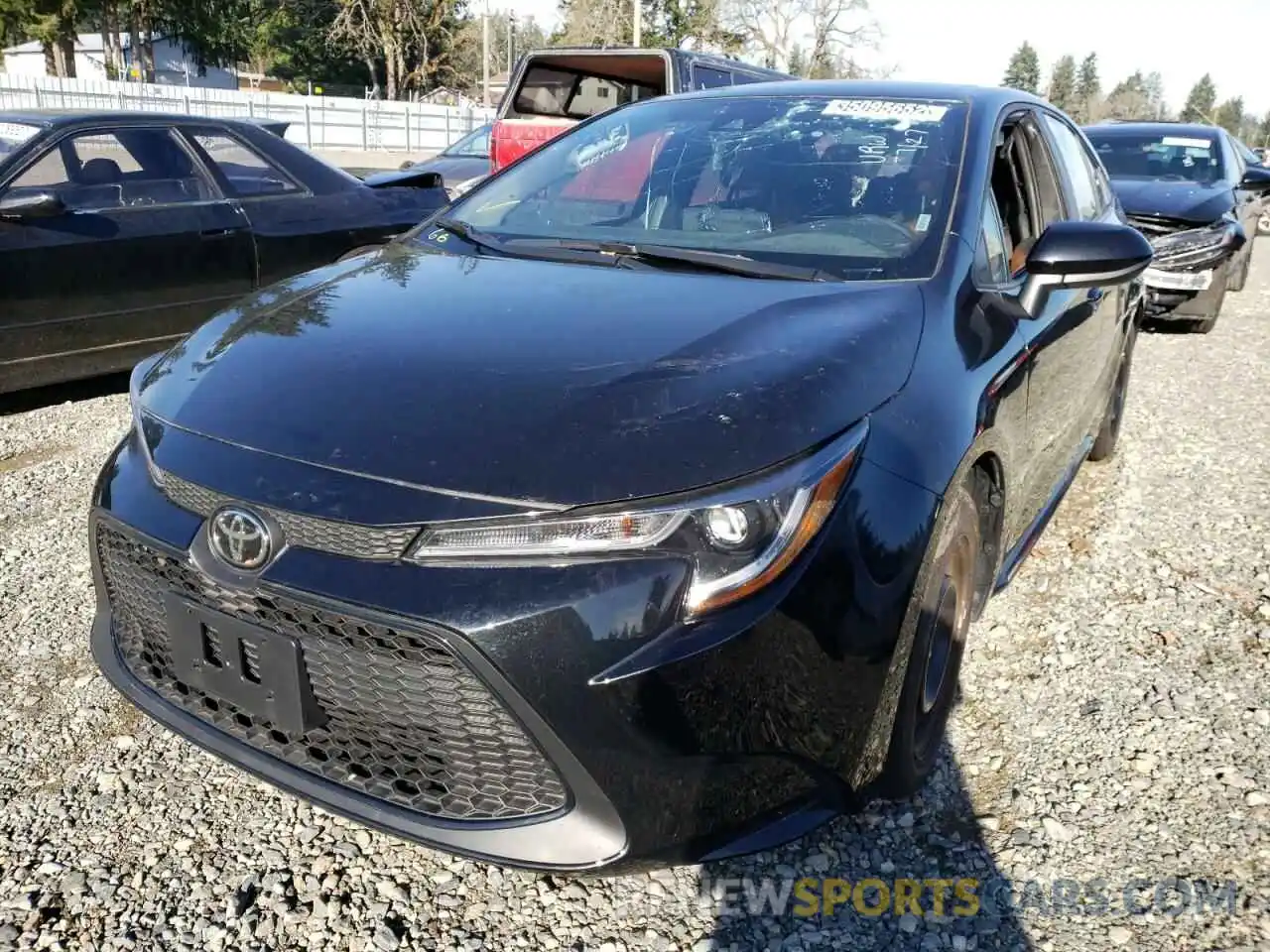 2 Photograph of a damaged car 5YFEPMAE6MP237784 TOYOTA COROLLA 2021