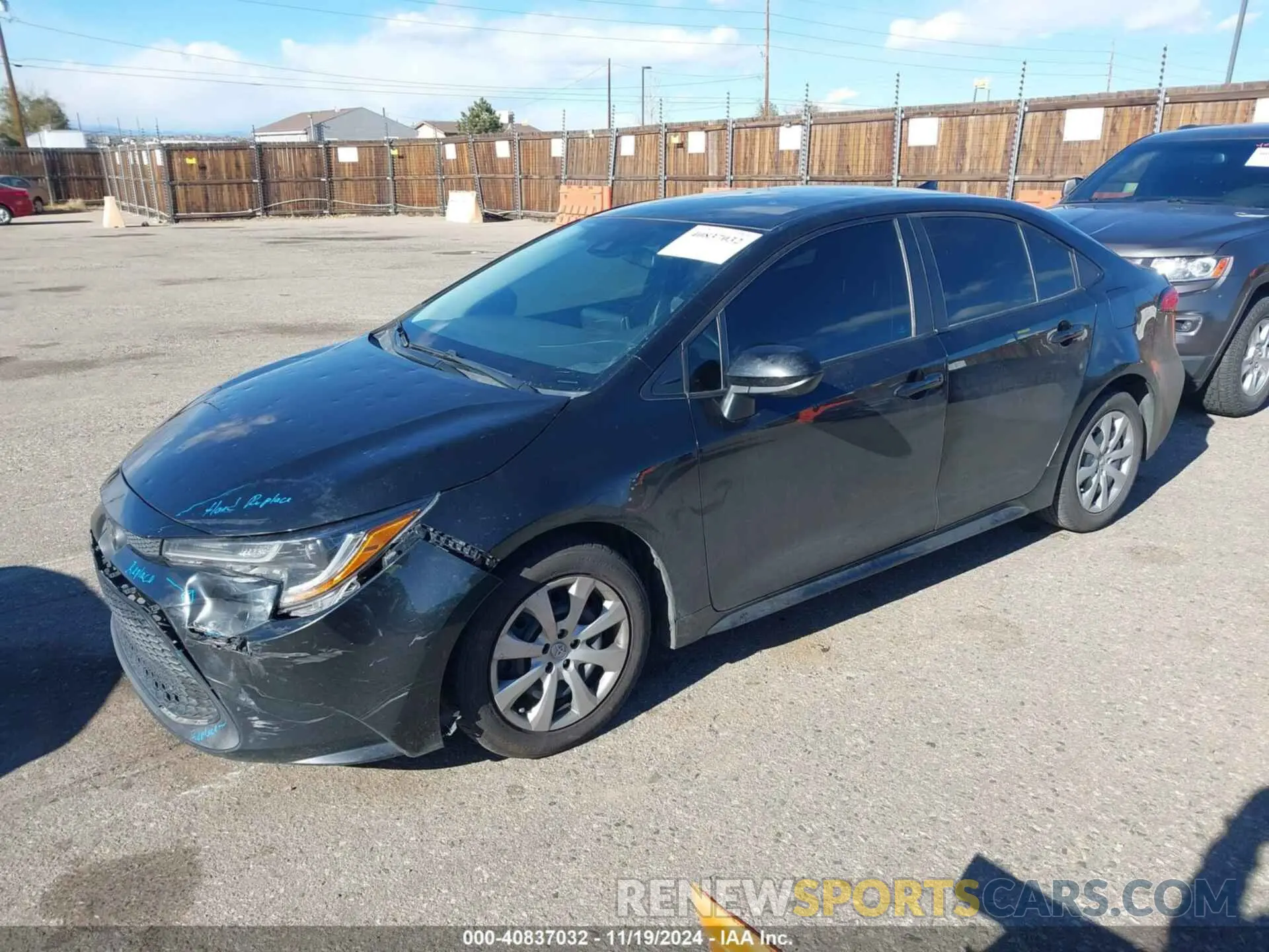 2 Photograph of a damaged car 5YFEPMAE6MP238675 TOYOTA COROLLA 2021