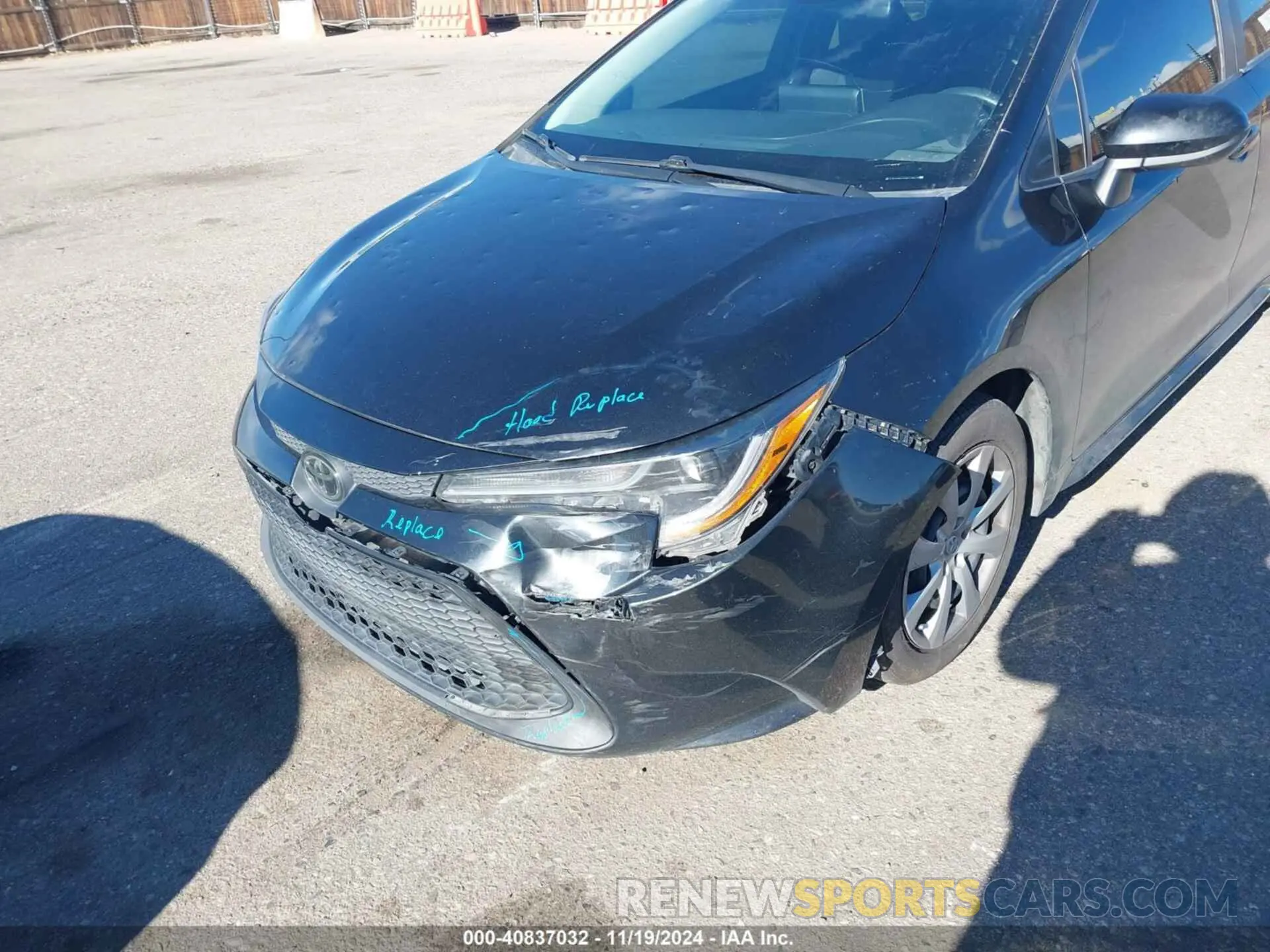 6 Photograph of a damaged car 5YFEPMAE6MP238675 TOYOTA COROLLA 2021