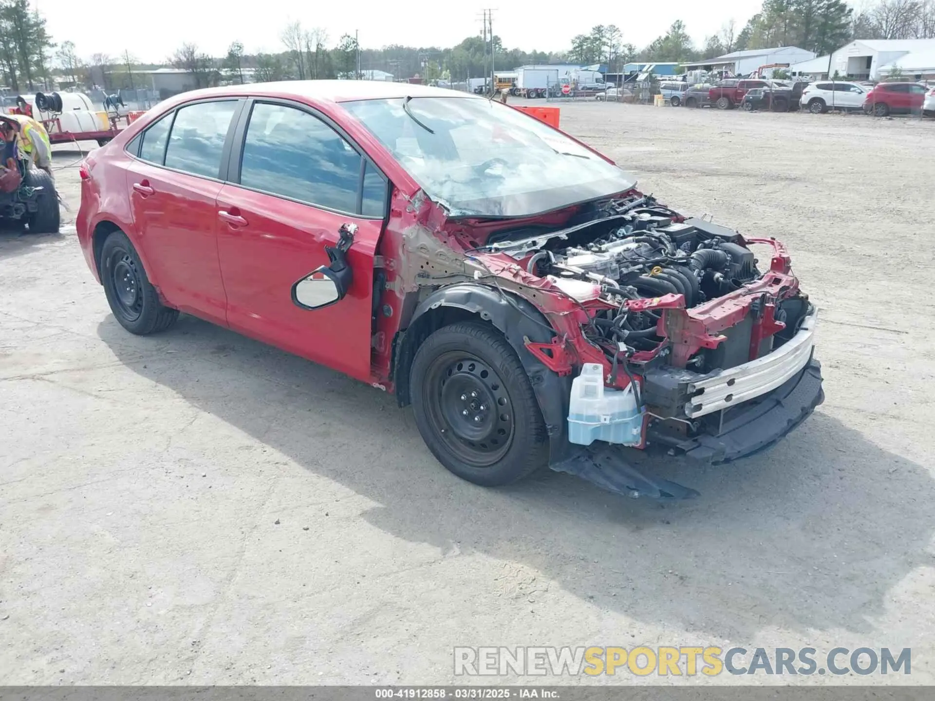 1 Photograph of a damaged car 5YFEPMAE6MP240538 TOYOTA COROLLA 2021