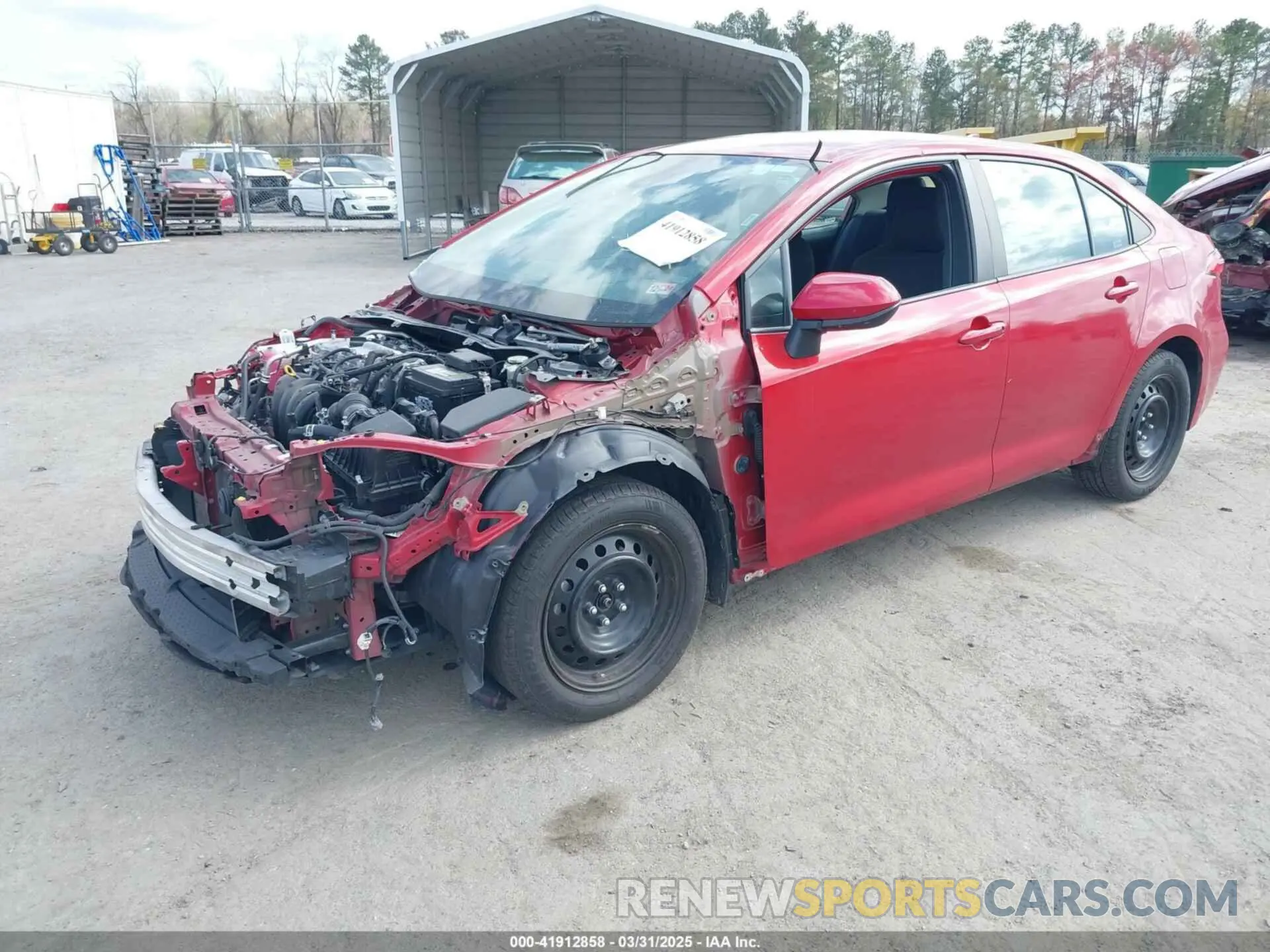 2 Photograph of a damaged car 5YFEPMAE6MP240538 TOYOTA COROLLA 2021