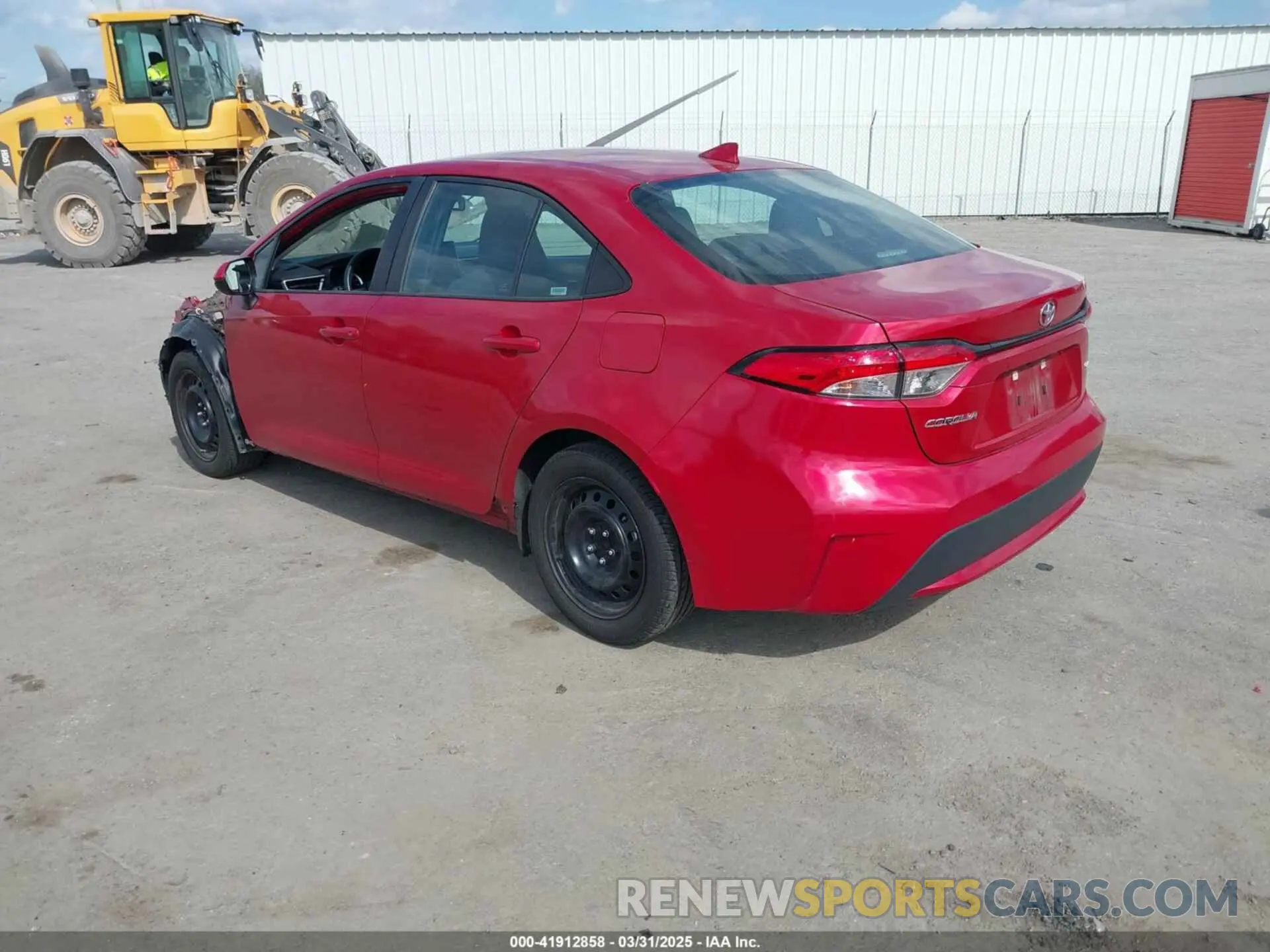 3 Photograph of a damaged car 5YFEPMAE6MP240538 TOYOTA COROLLA 2021