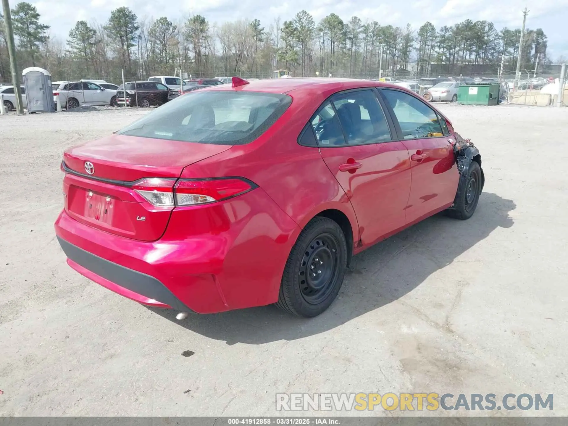 4 Photograph of a damaged car 5YFEPMAE6MP240538 TOYOTA COROLLA 2021