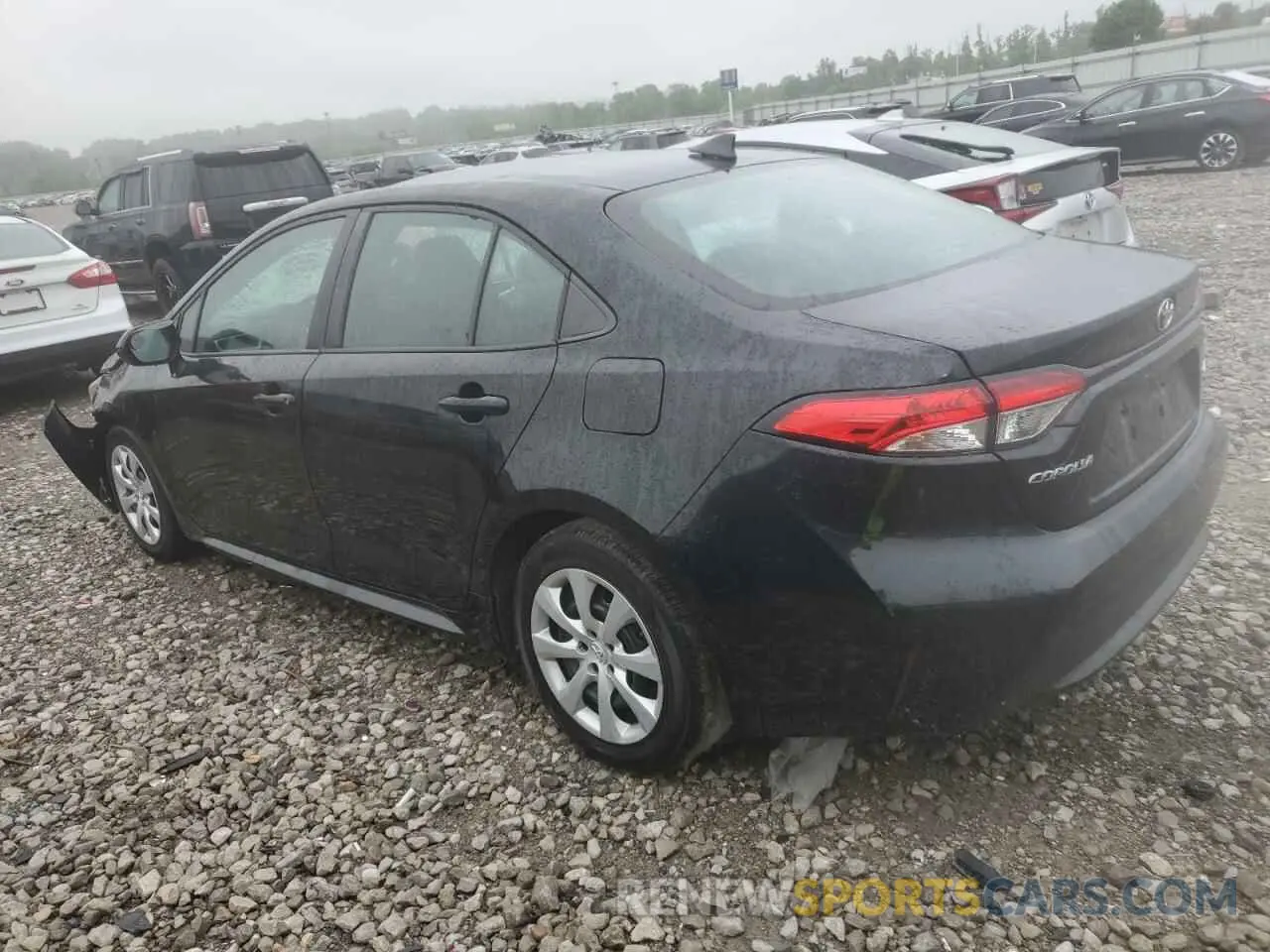 2 Photograph of a damaged car 5YFEPMAE6MP240832 TOYOTA COROLLA 2021