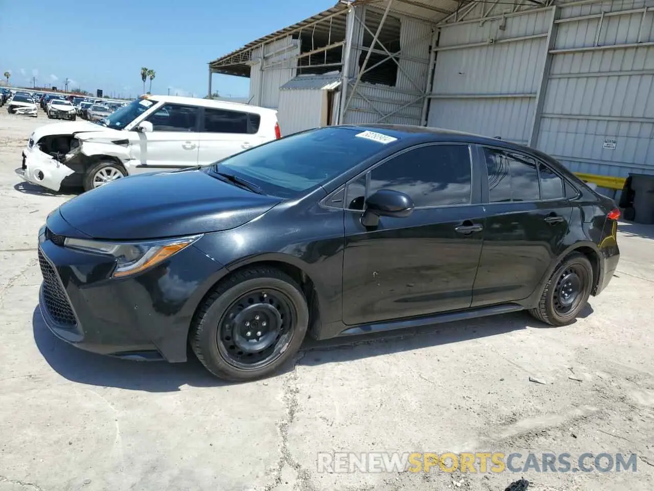 1 Photograph of a damaged car 5YFEPMAE6MP241723 TOYOTA COROLLA 2021