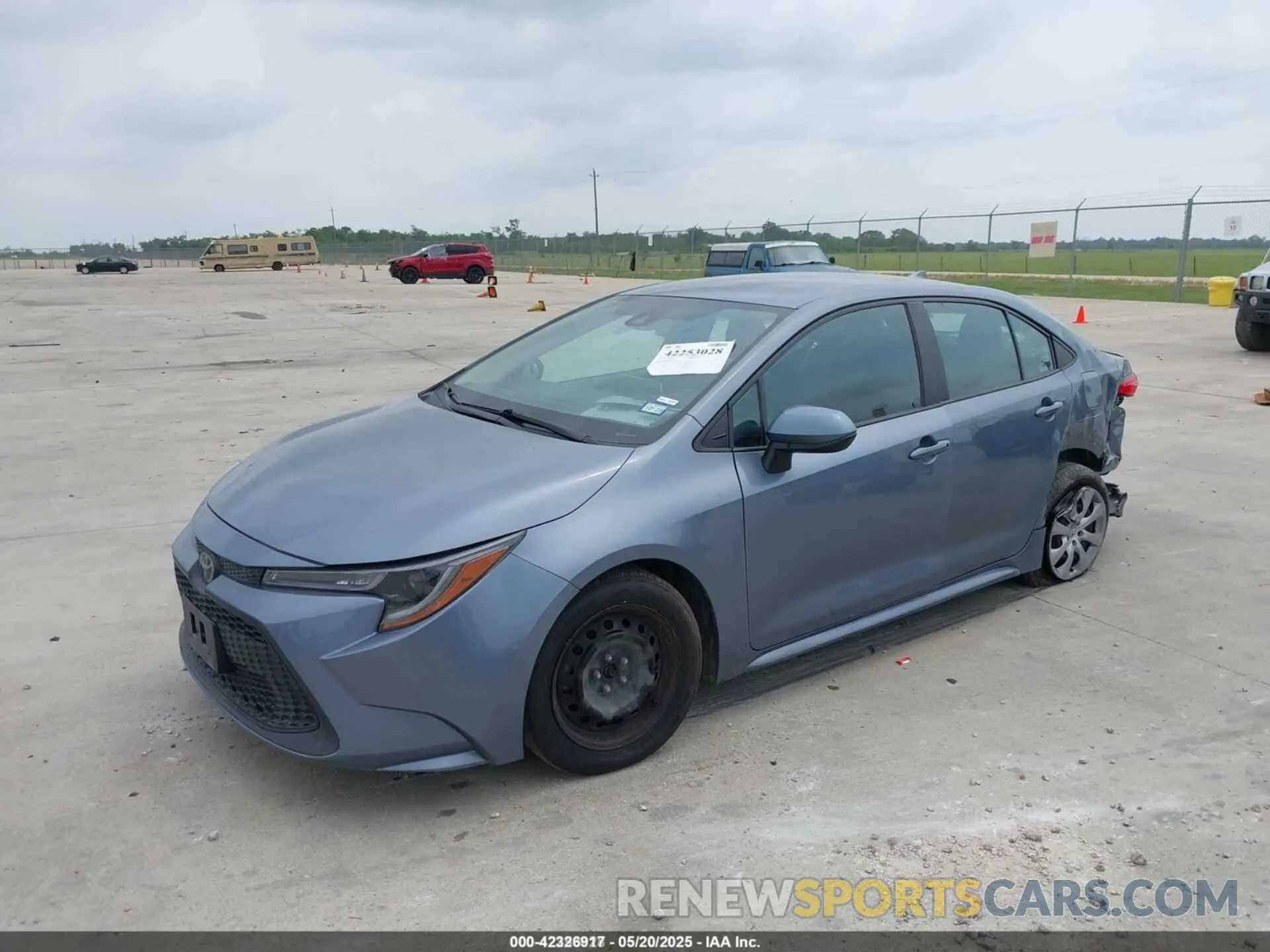 2 Photograph of a damaged car 5YFEPMAE6MP244461 TOYOTA COROLLA 2021