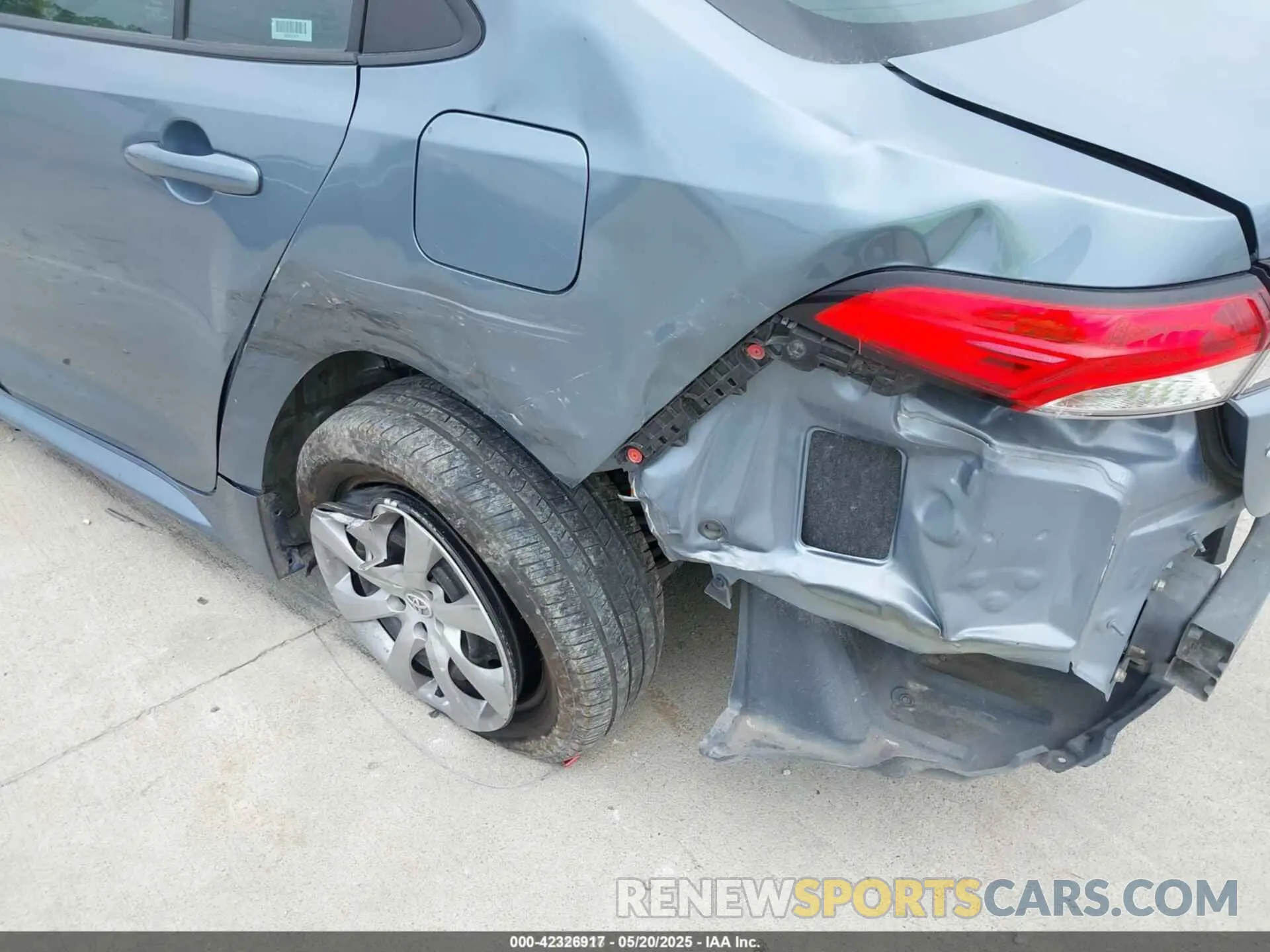 6 Photograph of a damaged car 5YFEPMAE6MP244461 TOYOTA COROLLA 2021