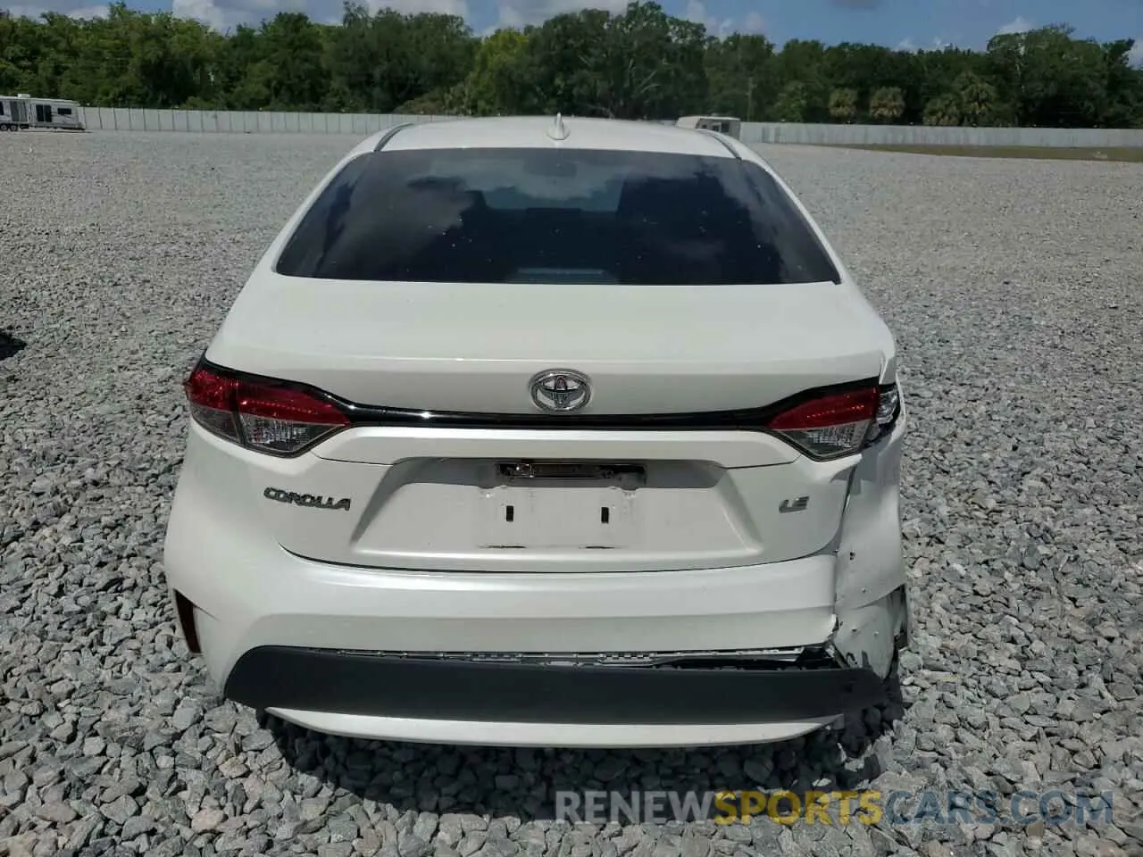 6 Photograph of a damaged car 5YFEPMAE6MP248039 TOYOTA COROLLA 2021
