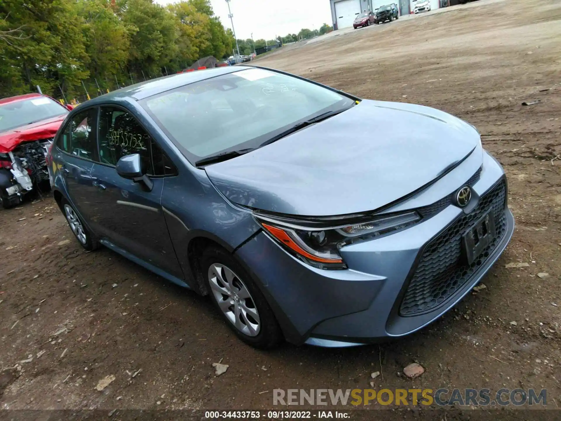 1 Photograph of a damaged car 5YFEPMAE6MP249207 TOYOTA COROLLA 2021