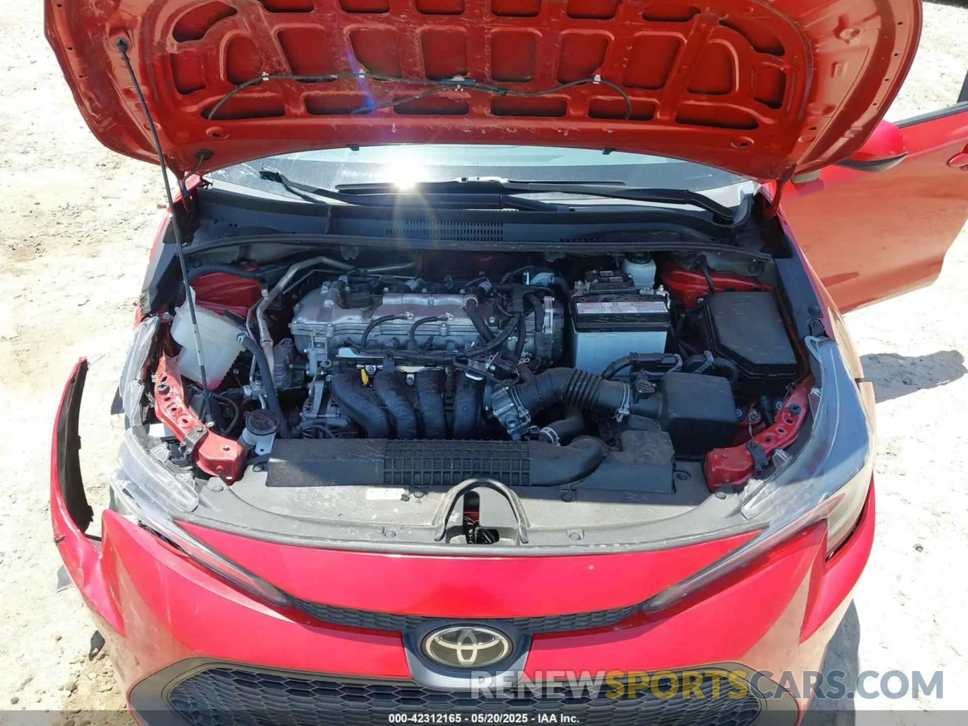 10 Photograph of a damaged car 5YFEPMAE6MP251720 TOYOTA COROLLA 2021