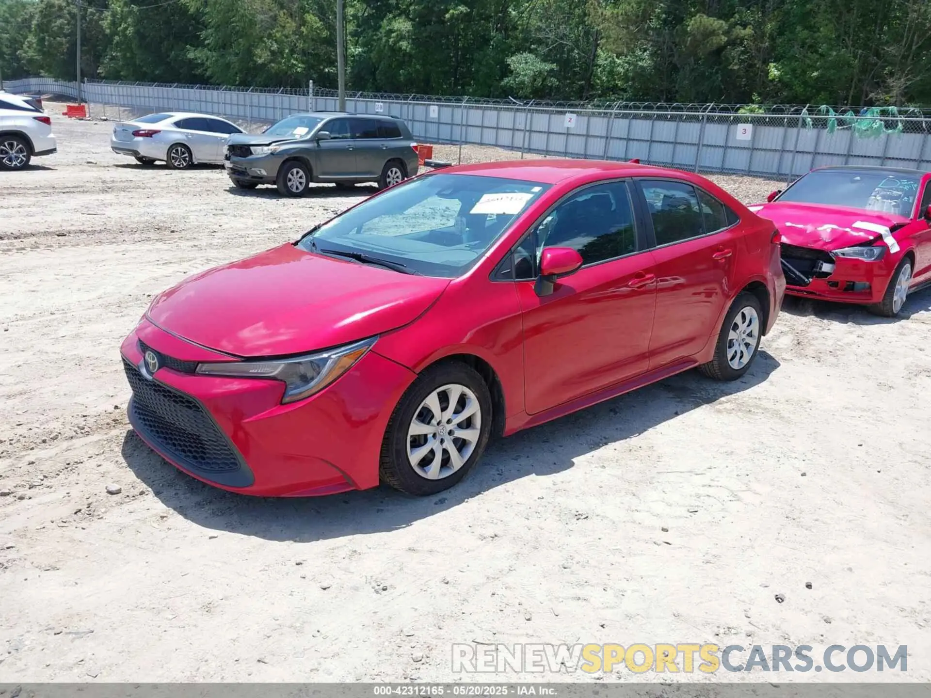 2 Photograph of a damaged car 5YFEPMAE6MP251720 TOYOTA COROLLA 2021