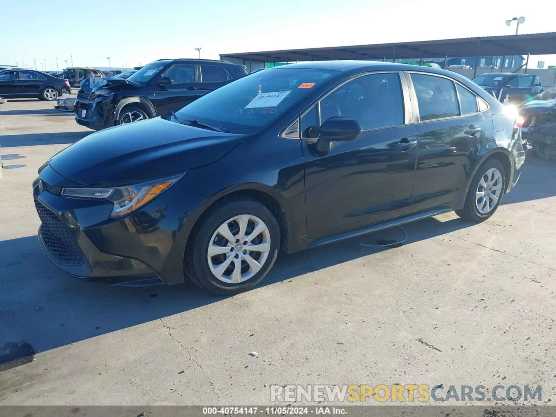 2 Photograph of a damaged car 5YFEPMAE6MP252351 TOYOTA COROLLA 2021