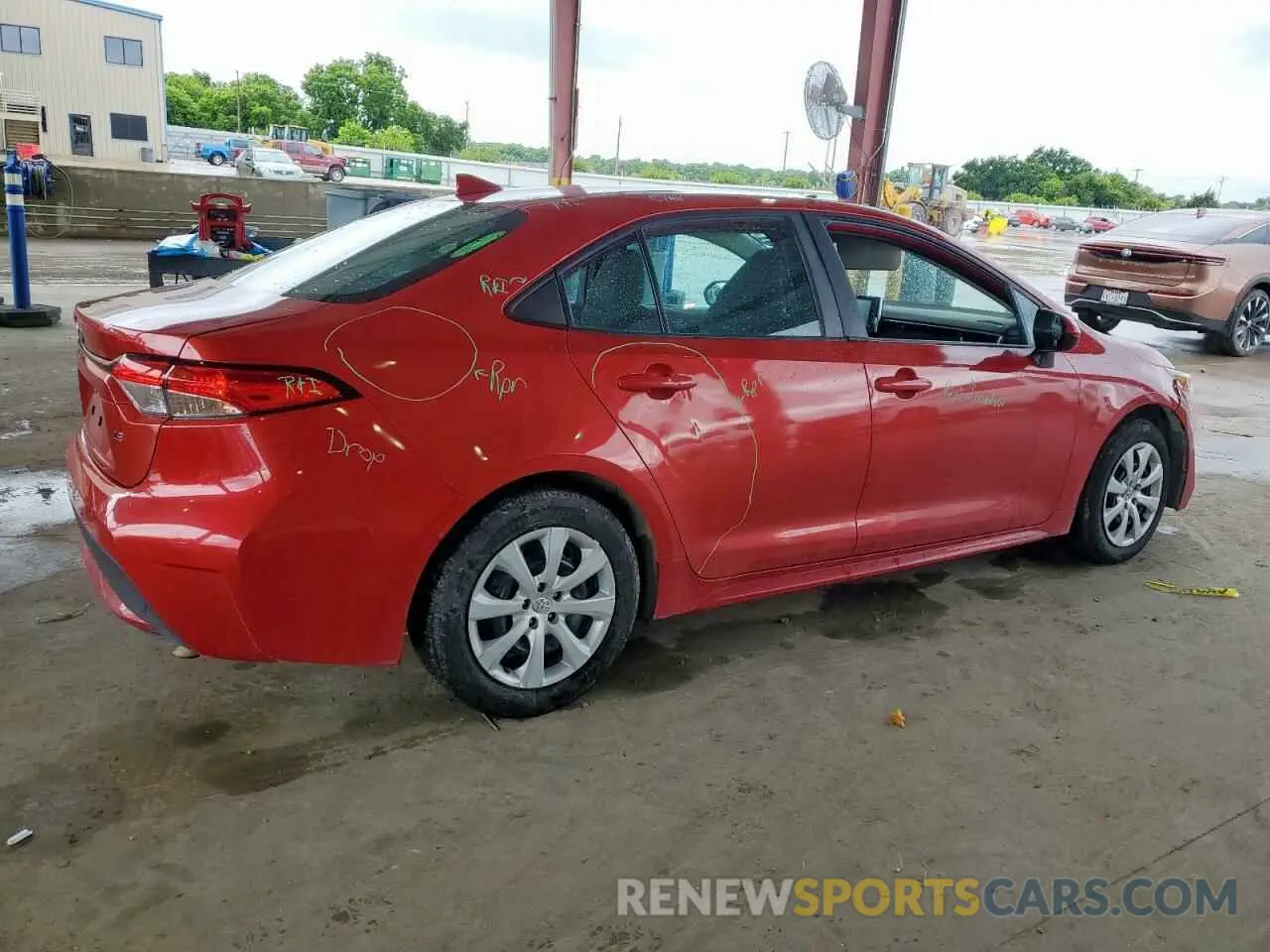 3 Photograph of a damaged car 5YFEPMAE6MP252981 TOYOTA COROLLA 2021