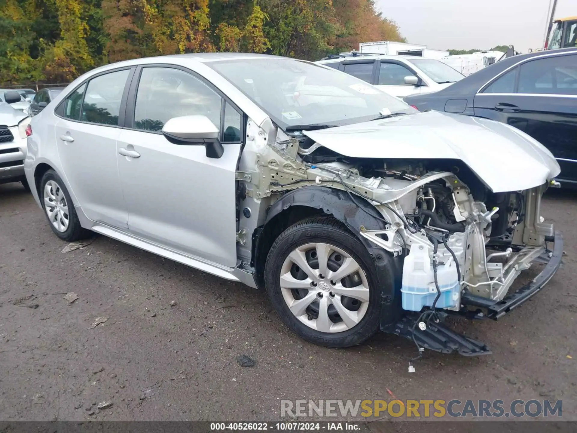 1 Photograph of a damaged car 5YFEPMAE6MP254200 TOYOTA COROLLA 2021