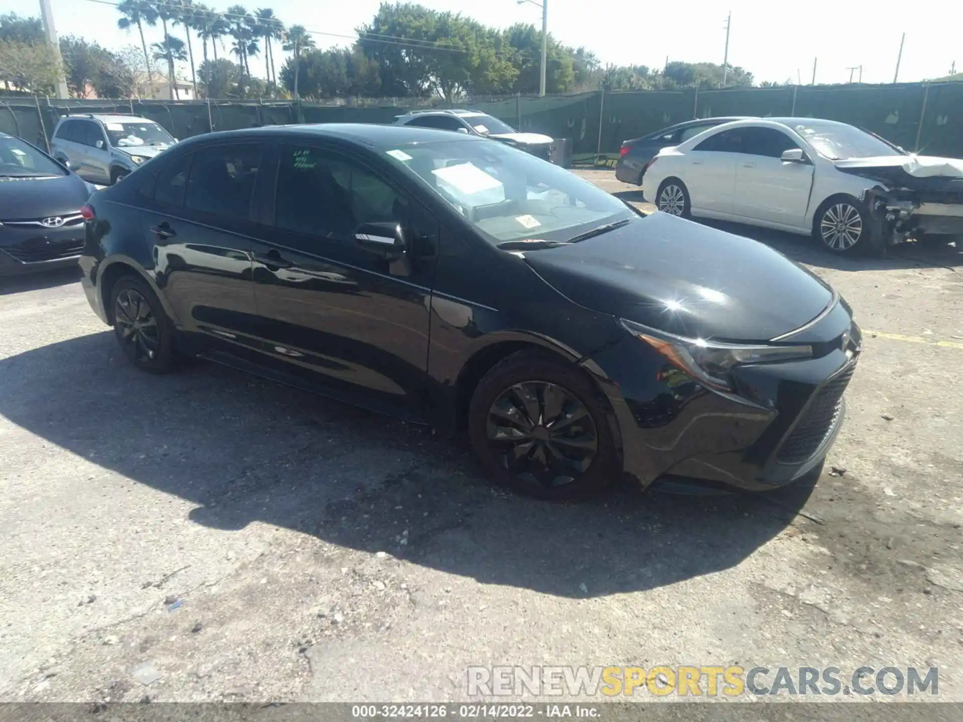 1 Photograph of a damaged car 5YFEPMAE7MP146975 TOYOTA COROLLA 2021