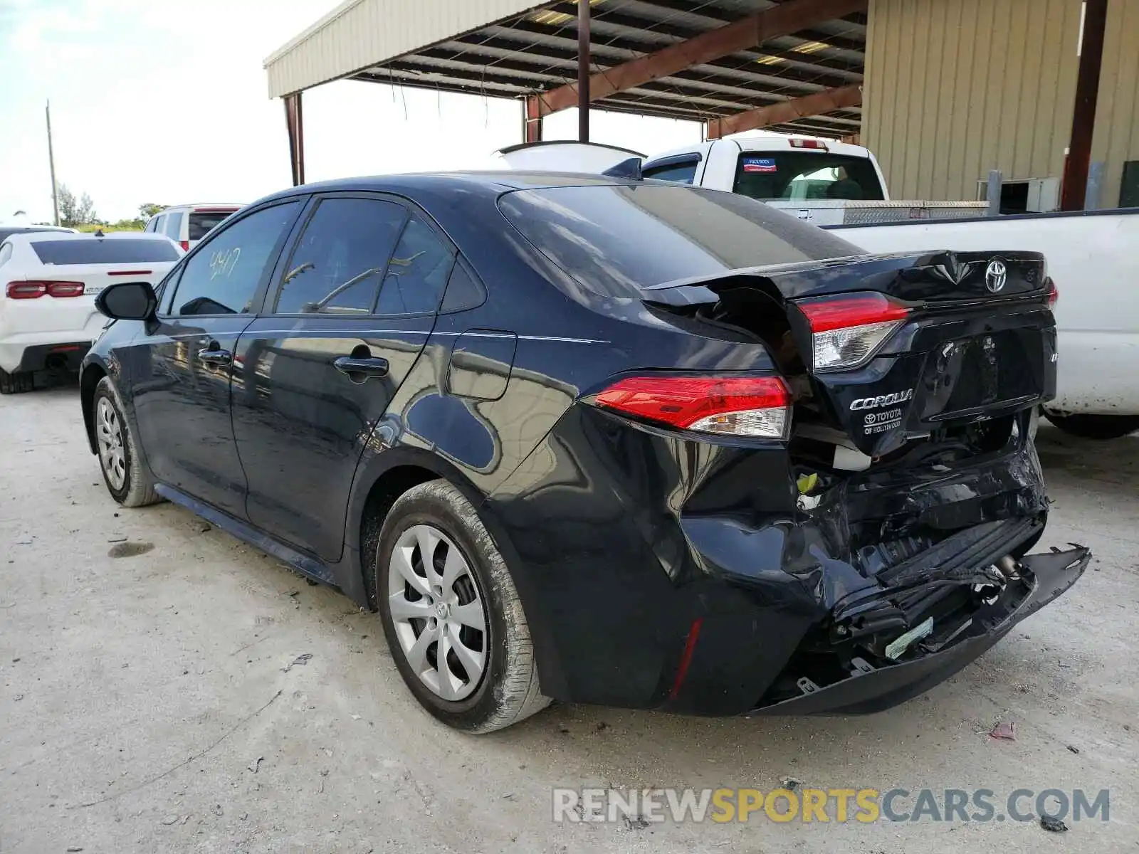 3 Photograph of a damaged car 5YFEPMAE7MP150119 TOYOTA COROLLA 2021