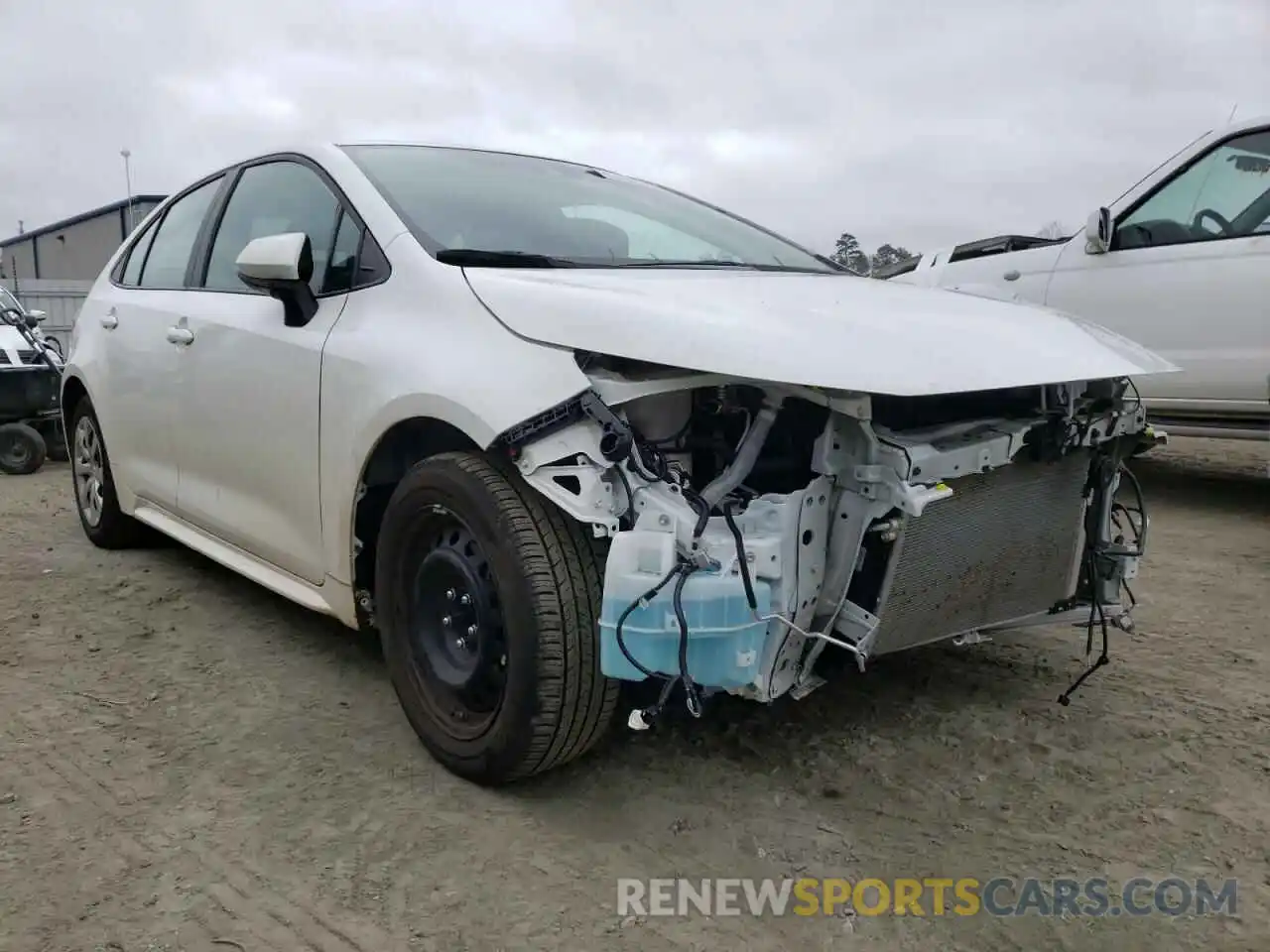 1 Photograph of a damaged car 5YFEPMAE7MP155336 TOYOTA COROLLA 2021