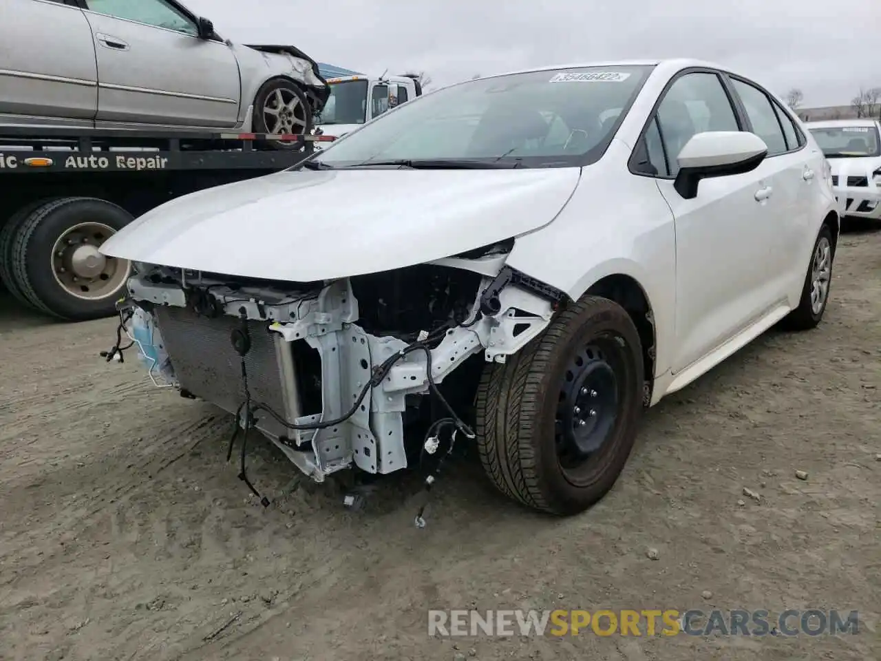 2 Photograph of a damaged car 5YFEPMAE7MP155336 TOYOTA COROLLA 2021