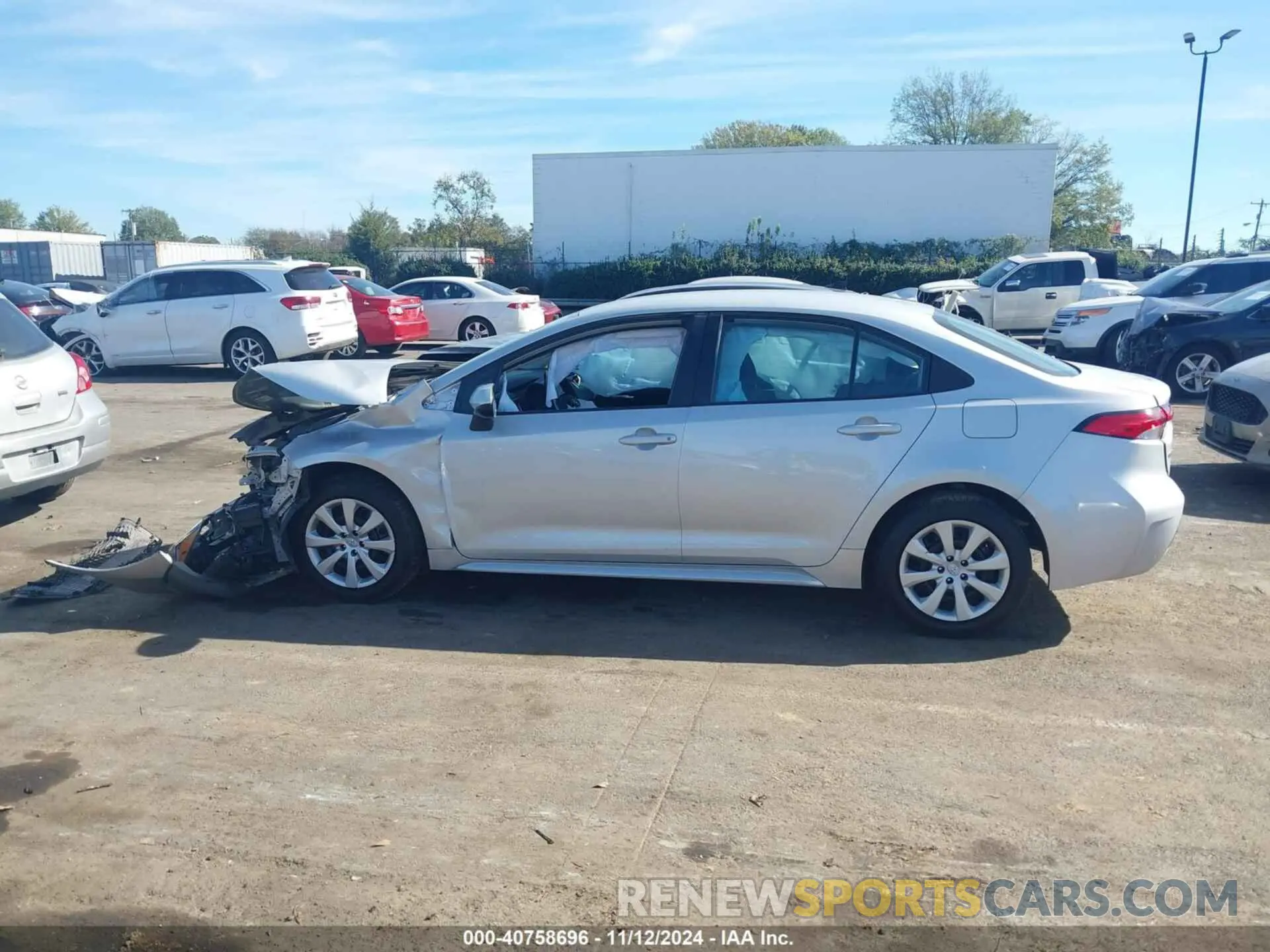 14 Photograph of a damaged car 5YFEPMAE7MP155739 TOYOTA COROLLA 2021
