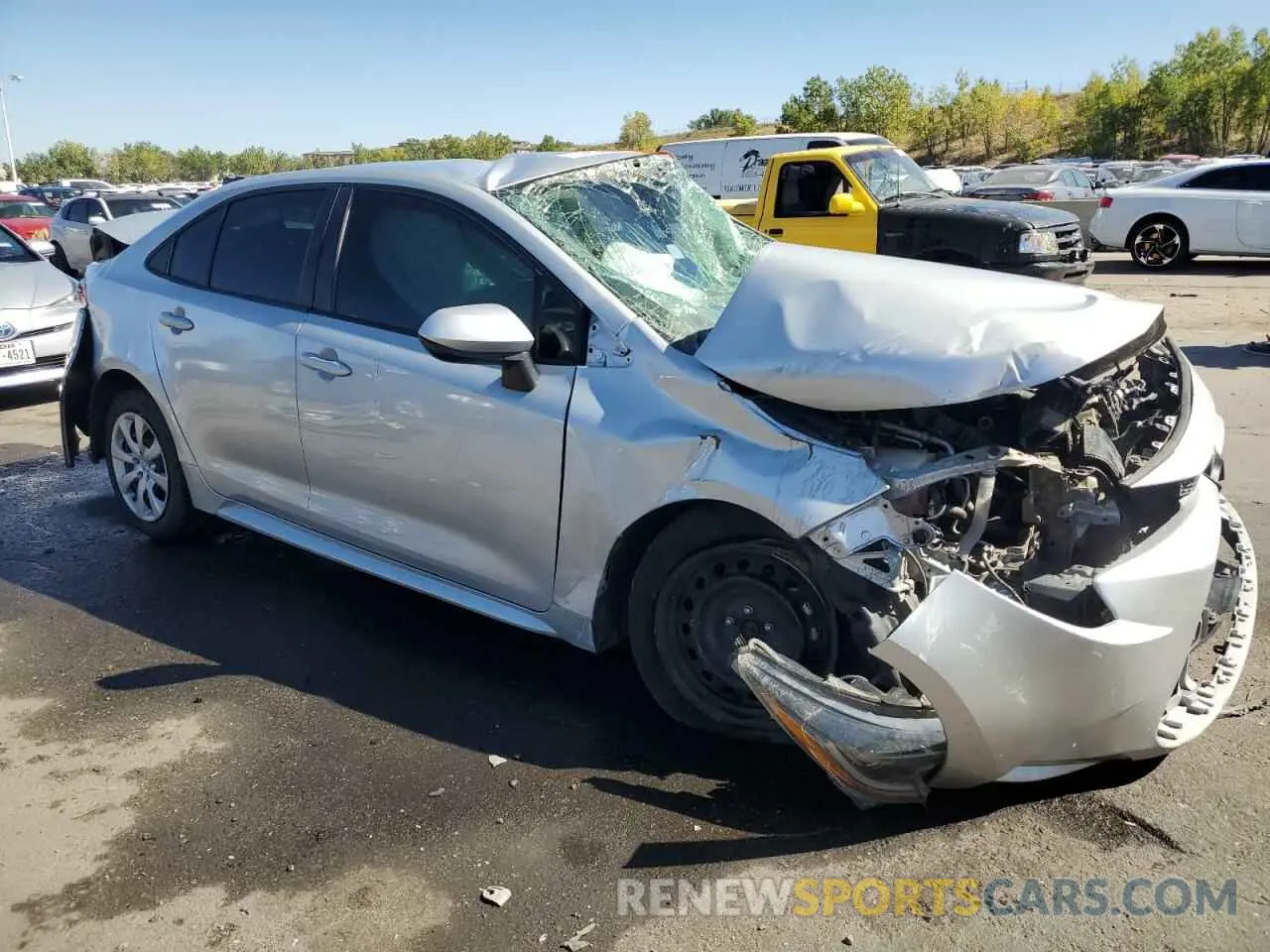 4 Photograph of a damaged car 5YFEPMAE7MP156325 TOYOTA COROLLA 2021