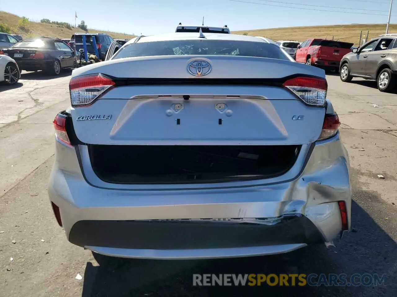 6 Photograph of a damaged car 5YFEPMAE7MP156325 TOYOTA COROLLA 2021