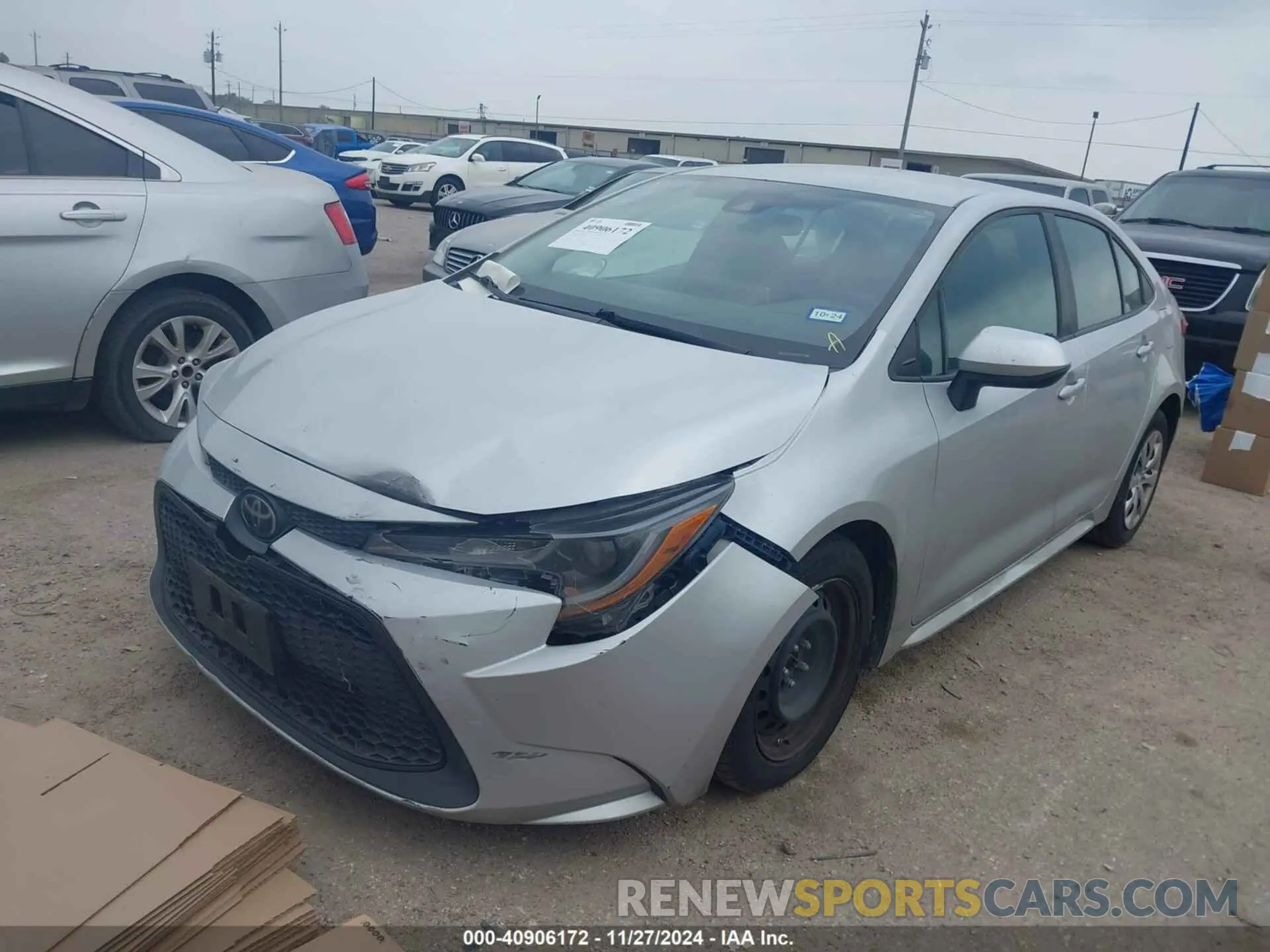 2 Photograph of a damaged car 5YFEPMAE7MP157216 TOYOTA COROLLA 2021